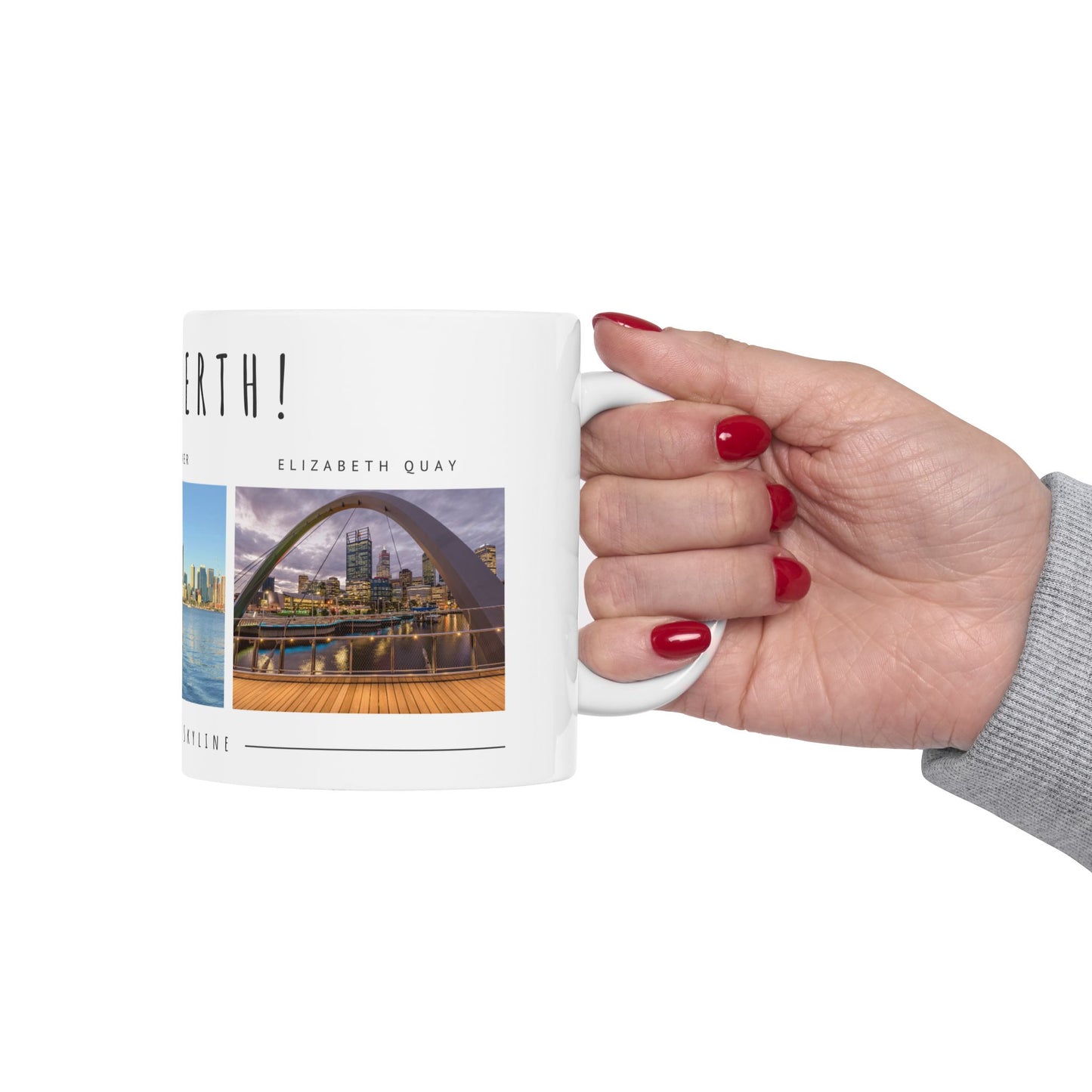 Hello Perth! Scenic Ceramic Mug - 11oz & 15oz - 12178