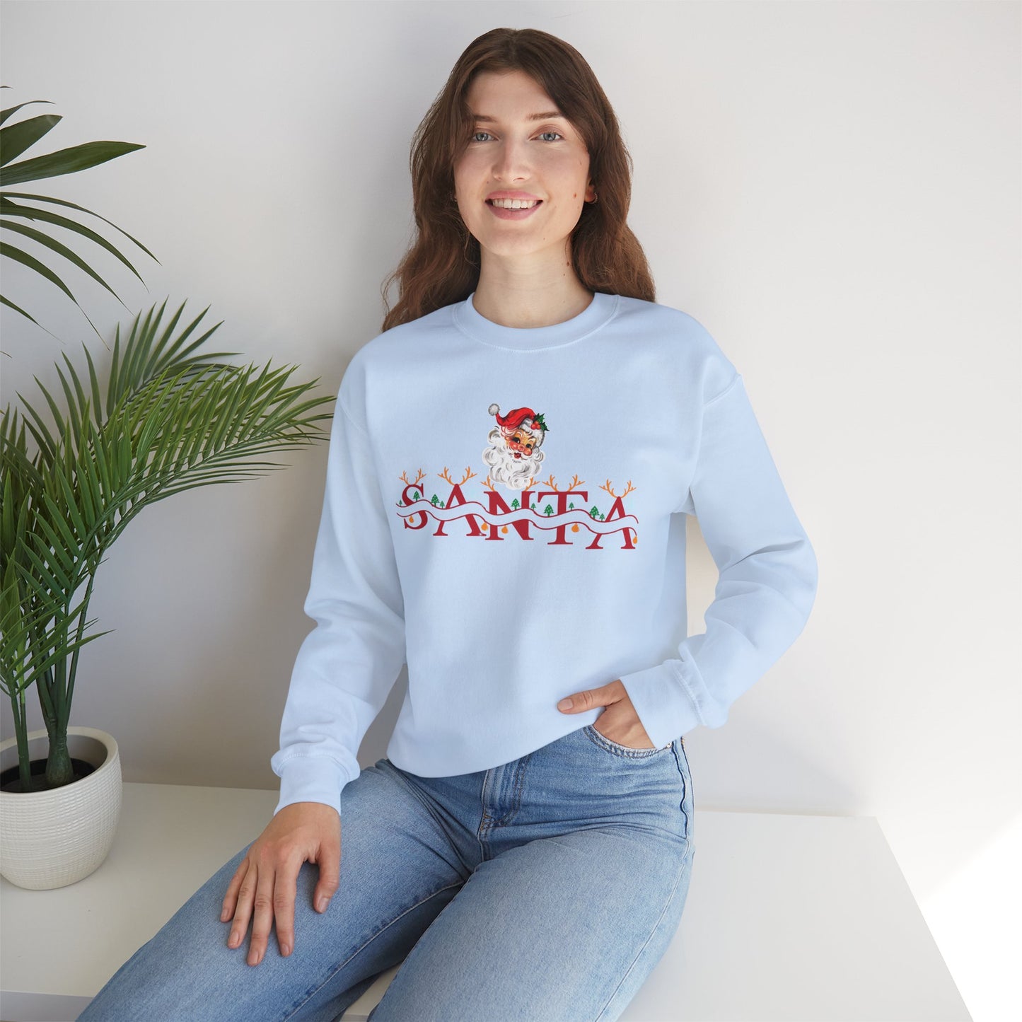 Santa - Unisex Heavy Blend™ Crewneck Sweatshirt - 10096