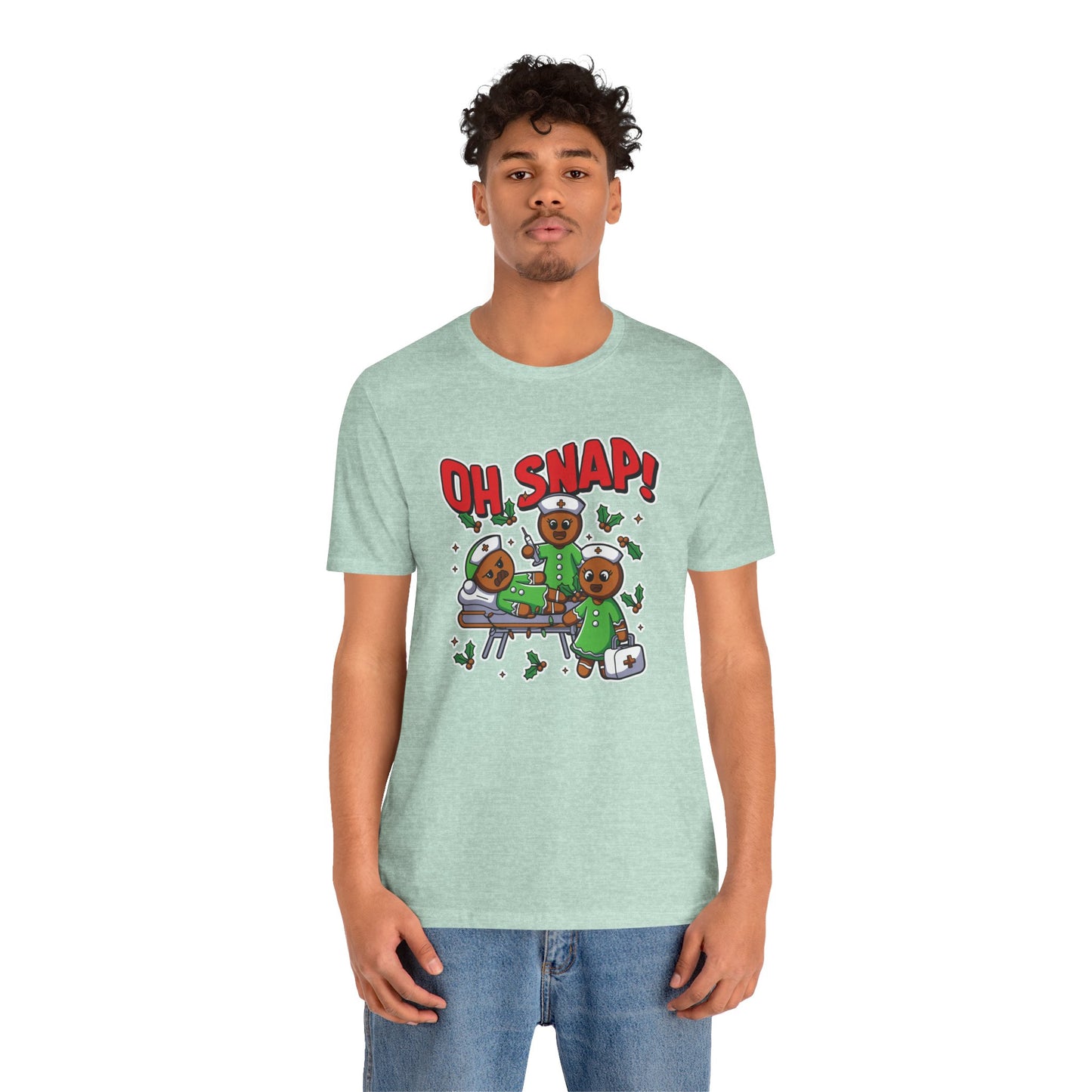 Christmas, Nurse, Oh Snap! - Unisex Jersey Short Sleeve Tee - 10351