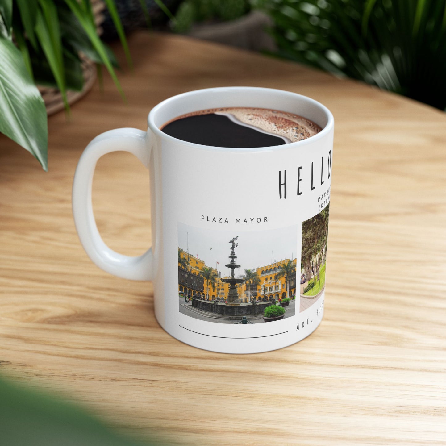 Hello Lima! Ceramic Mug - 11oz & 15oz | Travel Gift, Art & History Mug - 12028