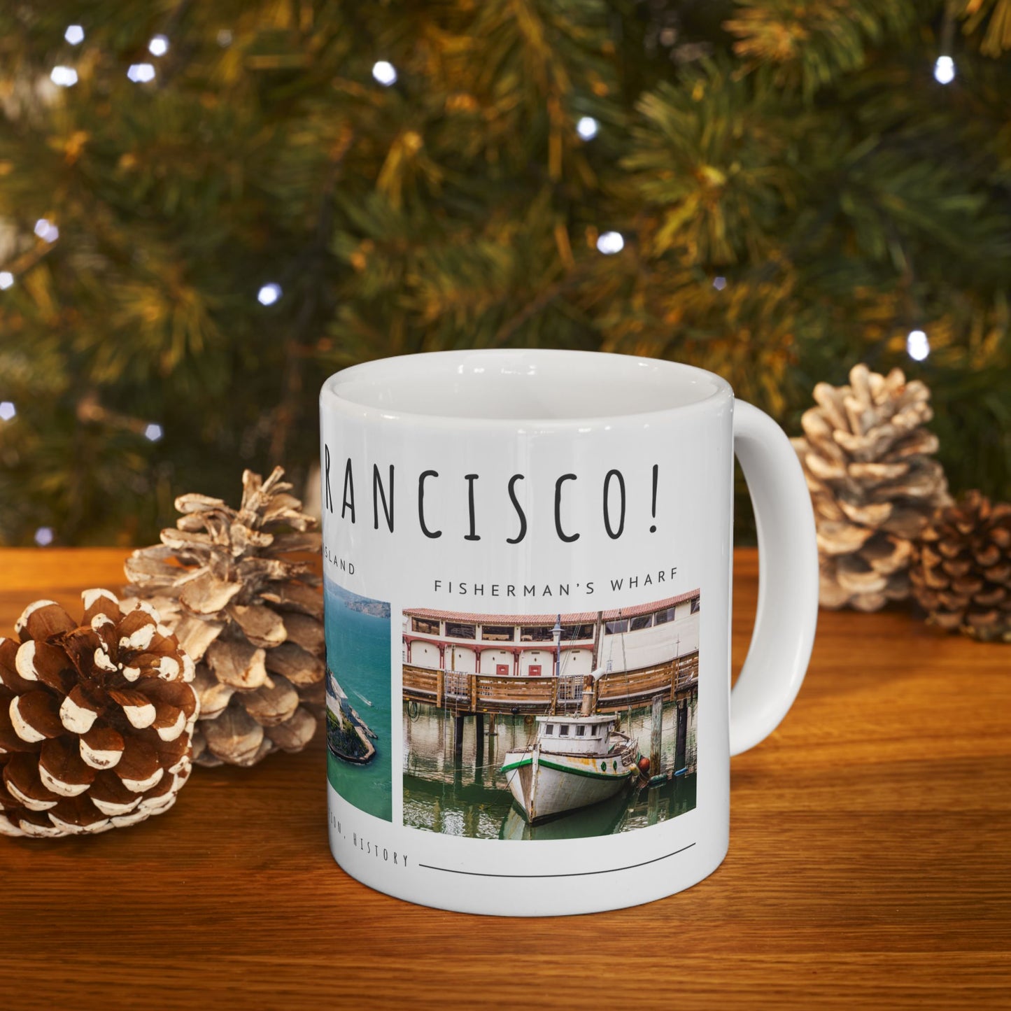 Hello San Francisco Ceramic Mug - Perfect Gift for Travelers - 12164