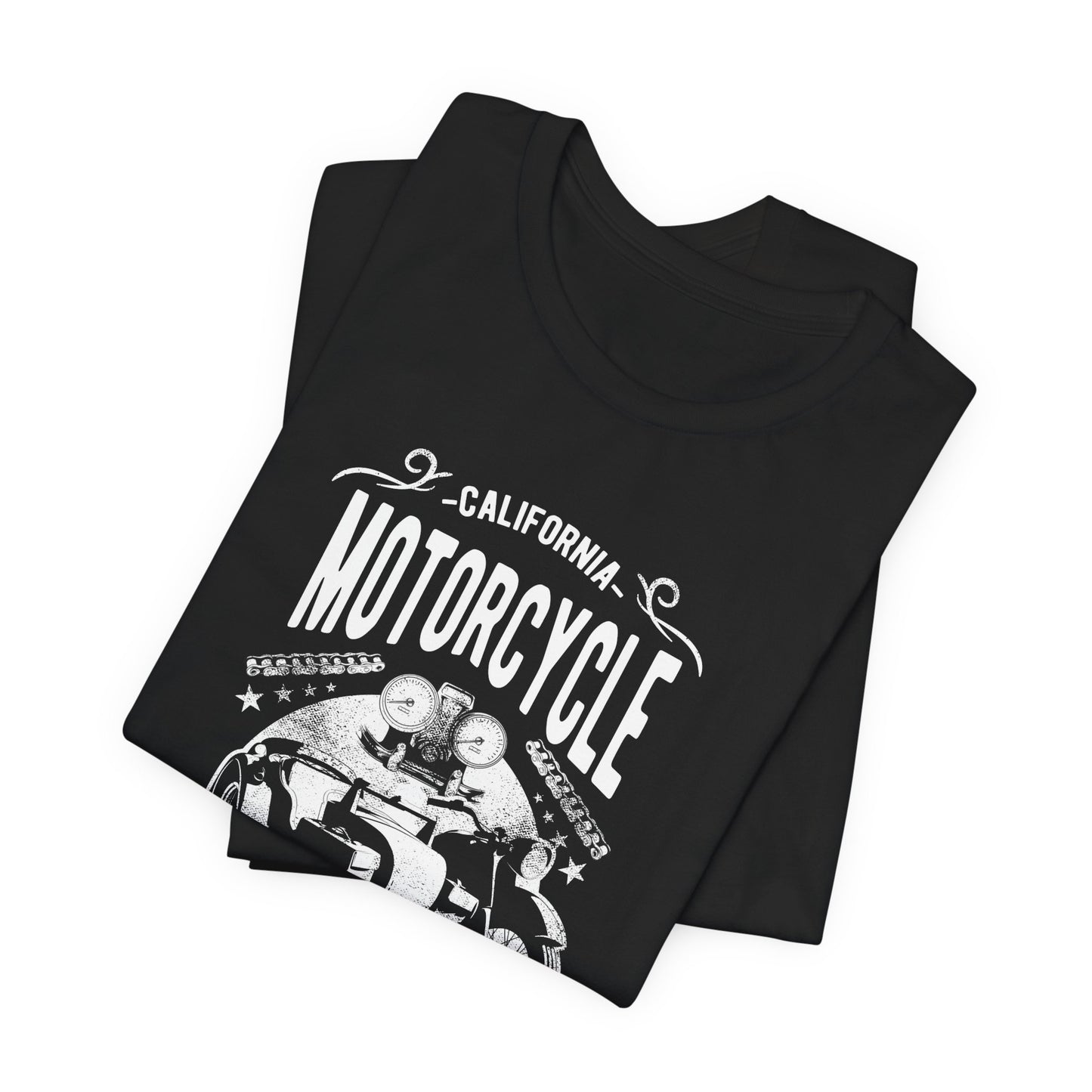 Motorcycle, Old School Club - Unisex Jersey Short Sleeve Tee - 13403