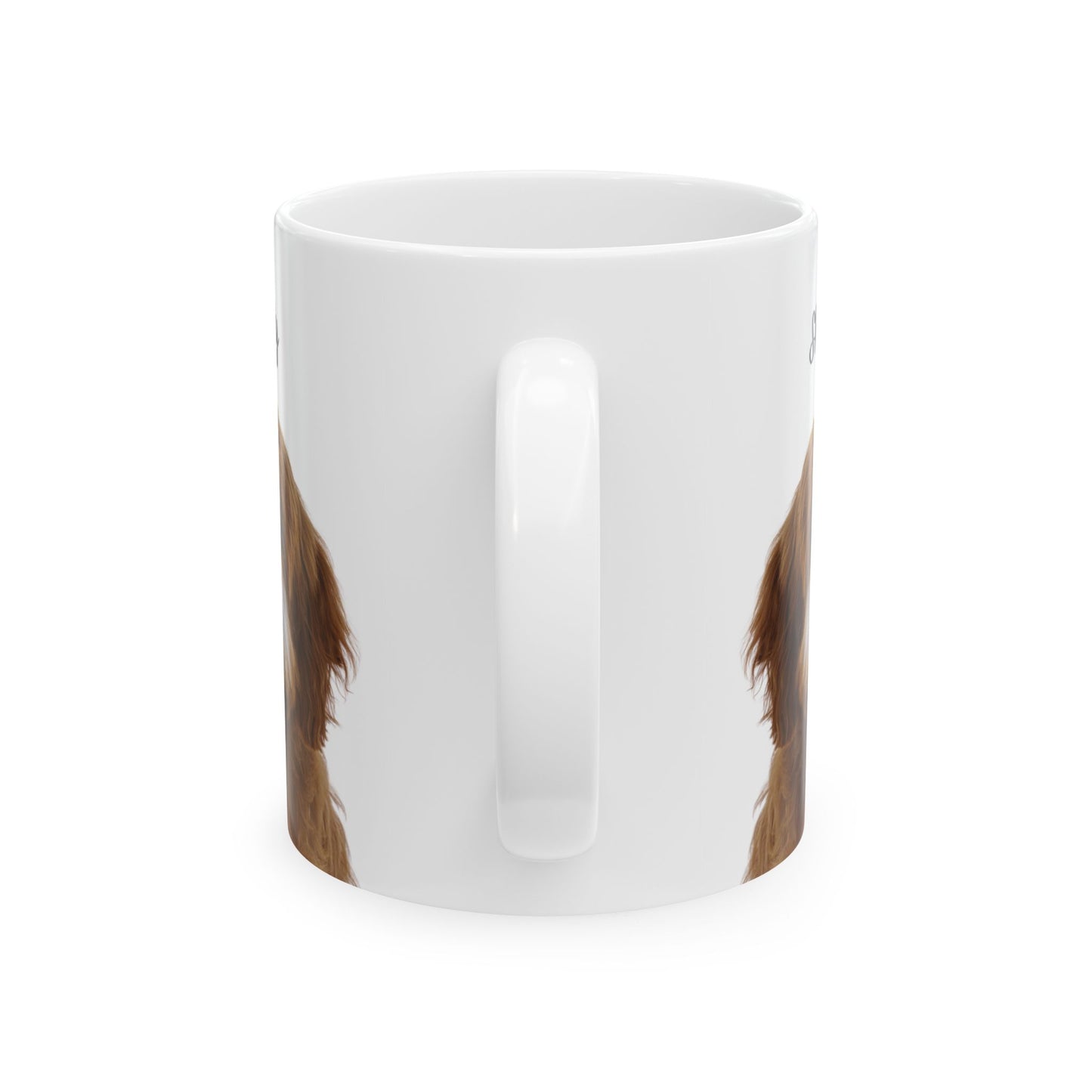 Personalized Dog Lover's Ceramic Mug - Cute Pet Gift for Coffee, Tea, Dog-Themed Home Decor - 14156