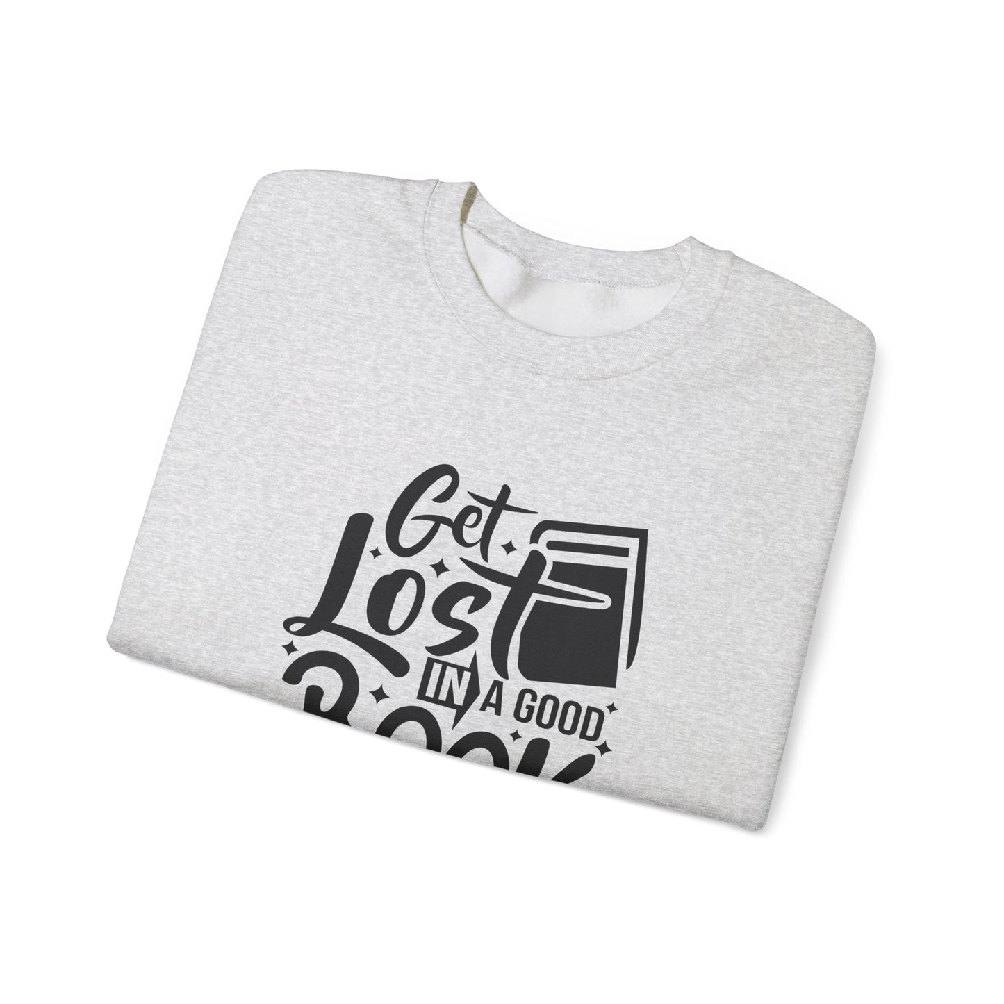 Get Lost in A Good Book - Unisex Heavy Blend™ Crewneck Sweatshirt - 10691