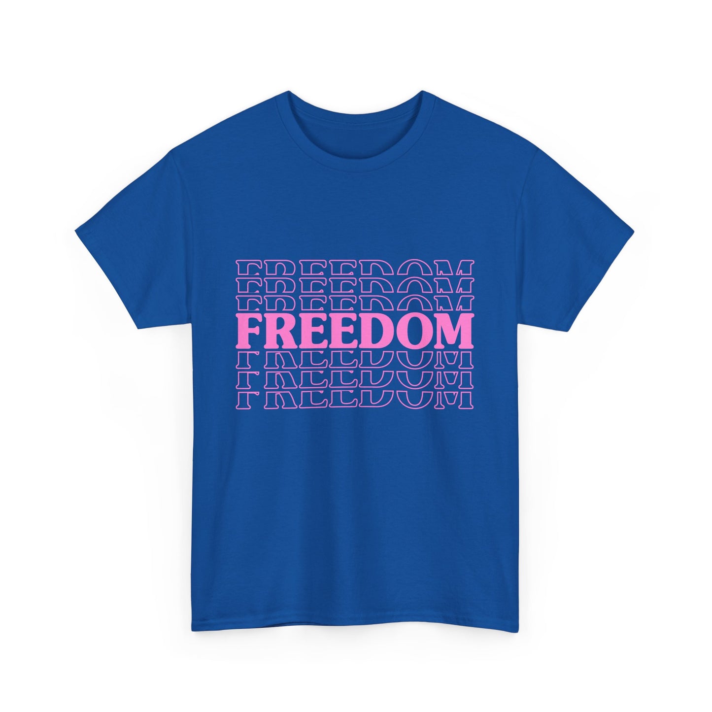 Bold Freedom Graphic Tee, Unisex Heavy Cotton Shirt, Casual Wear, Gift for Freedom Lovers, Statement T-Shirt, Everyday Essentials - 13518