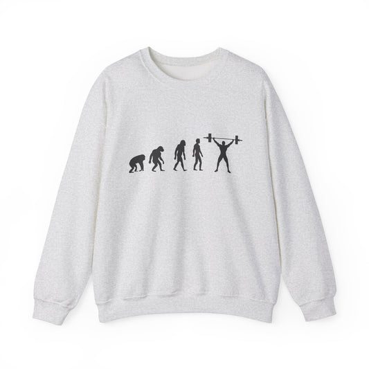 Gym: Human Evolution - Unisex Heavy Blend™ Crewneck Sweatshirt