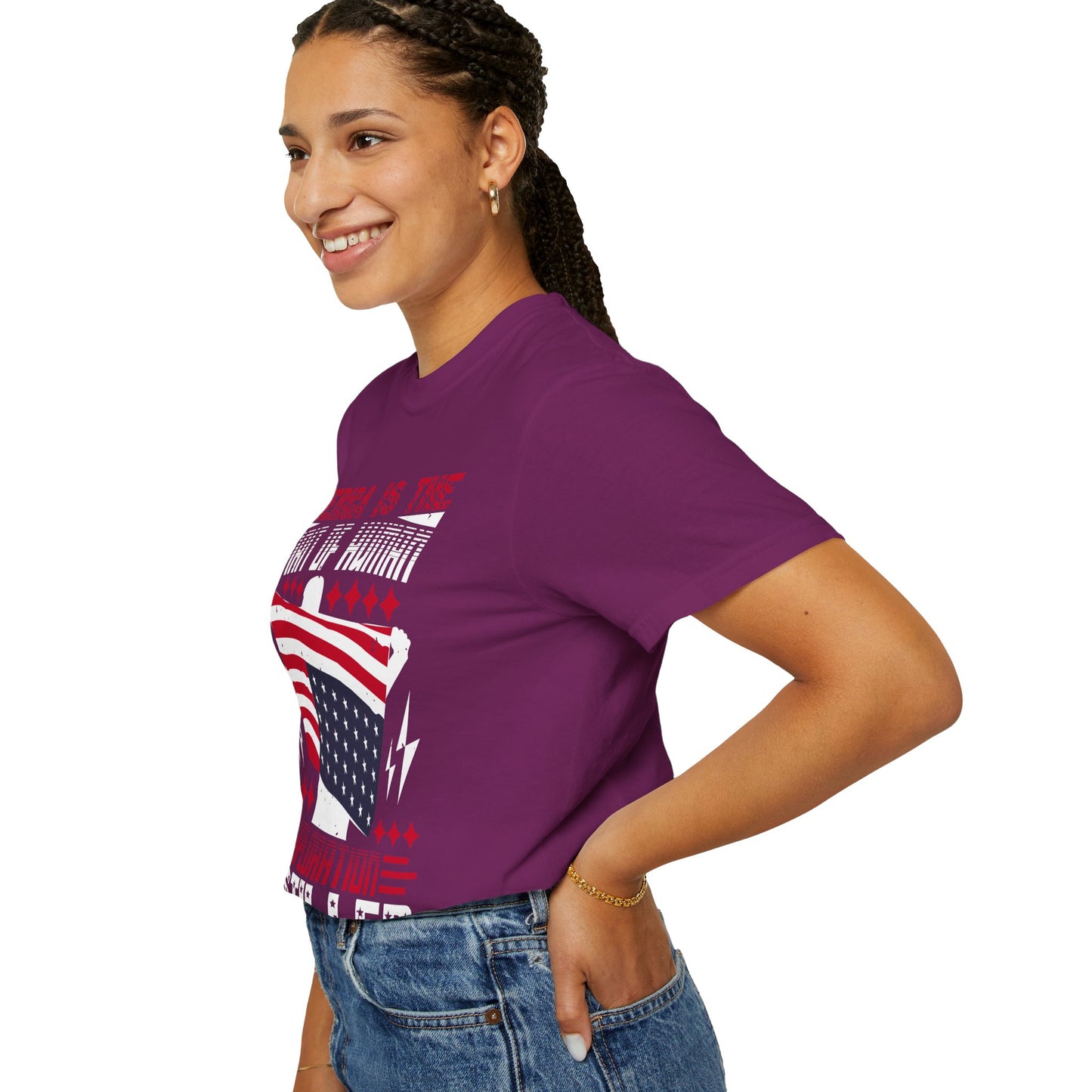 Patriotic Unisex T-Shirt - Spirit of Human Exploration, Independence Day Gift, July 4th Celebration Wear, American Pride Tee - 13792