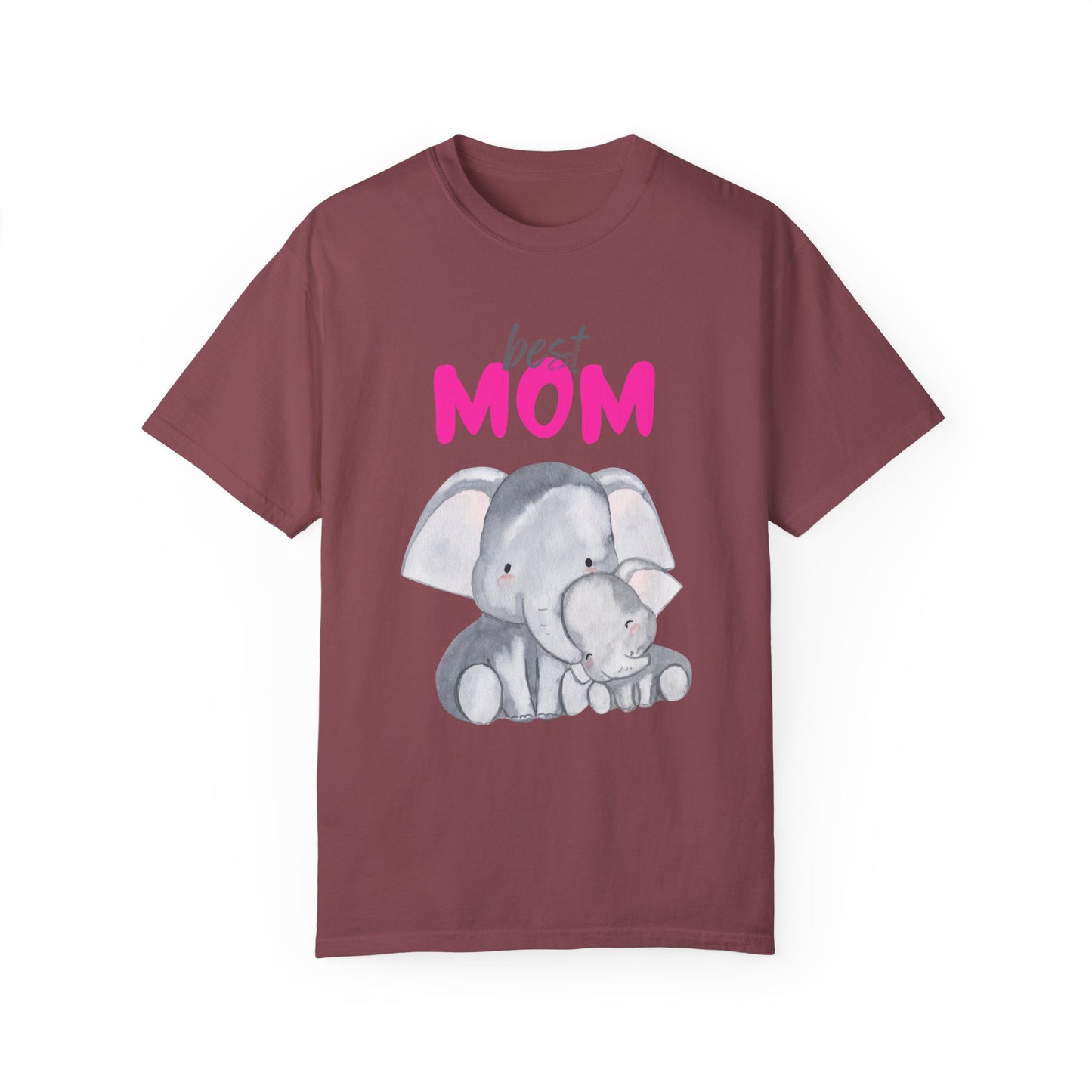 Best Mom Elephant Graphic T-Shirt for Mother's Day - 11820
