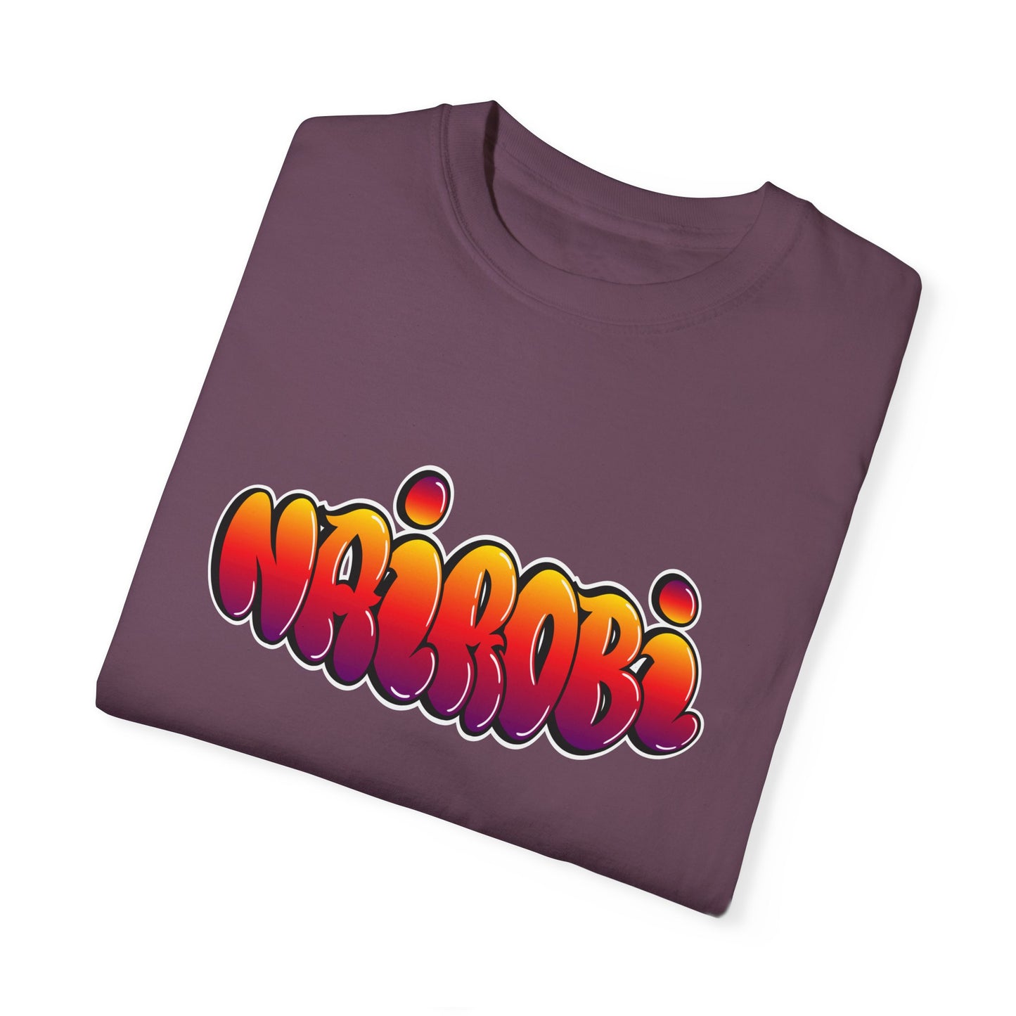 Nairobi Graphic T-Shirt - Unisex Garment-Dyed Tee - 12181