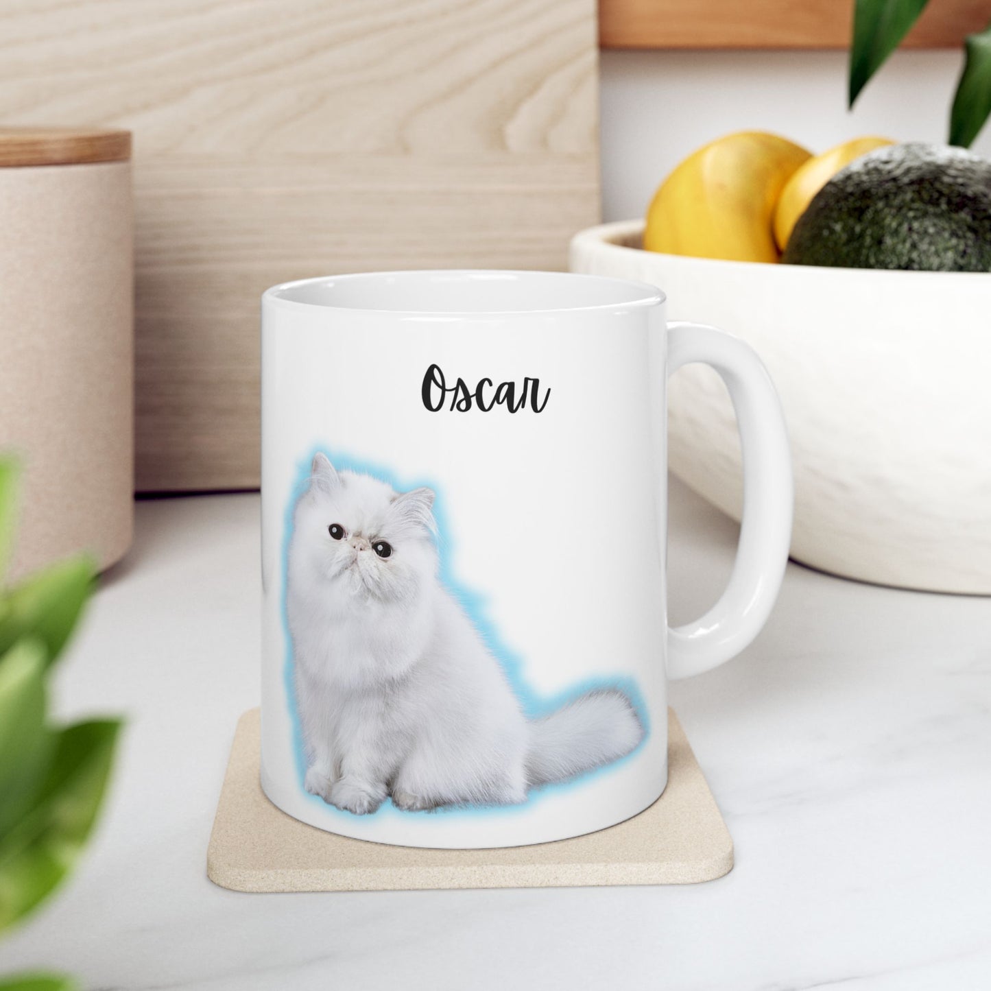 Cute Cat Ceramic Mug - Ideal Gift for Cat Lovers, Cozy Home Decor, Feline Themed Drinkware, Pet Lover's Gift, Fun Coffee Cup - 14208