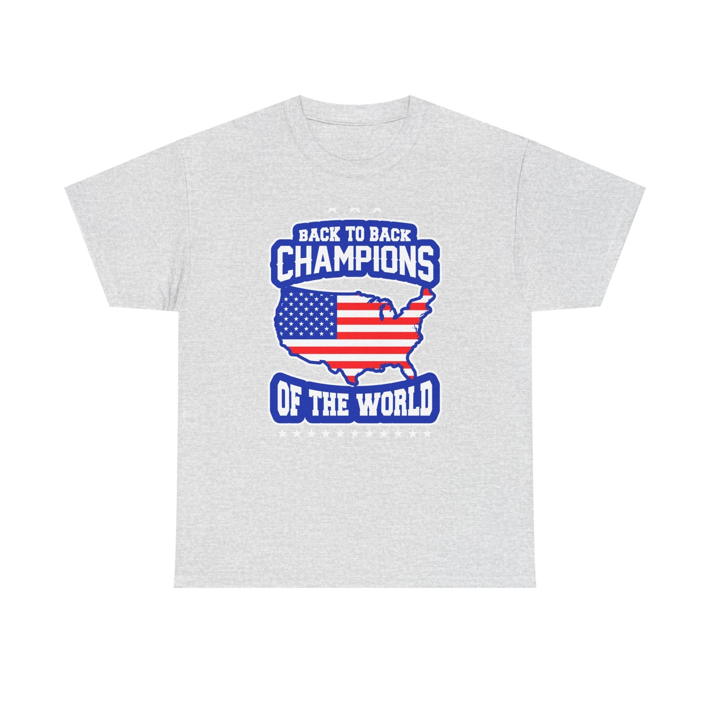 Back-to-Back Champions Unisex Tee | Perfect for Sports Fans, Casual Wear, Gifts, Fourth of July, BBQ Events - 13597