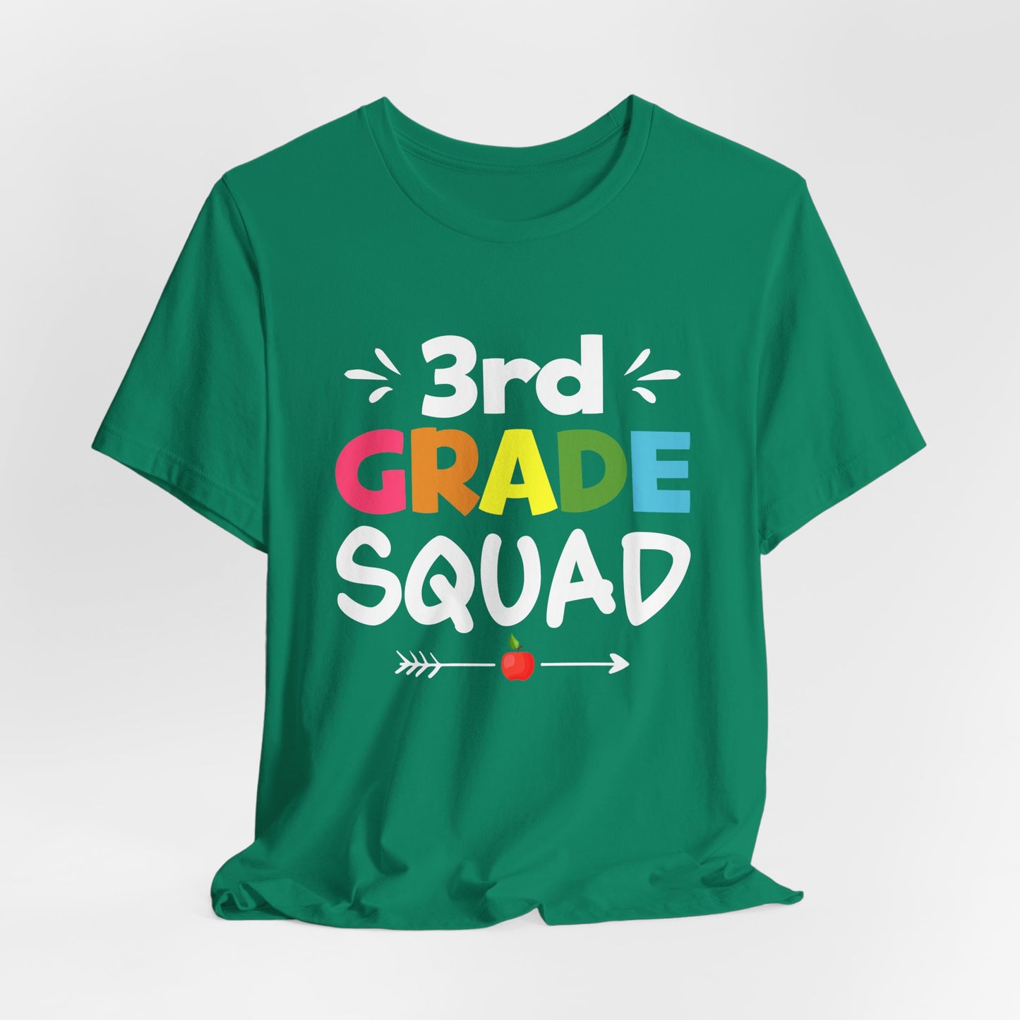 Teacher: 3rd Grade Squad - Unisex Jersey Short Sleeve Tee - 13441