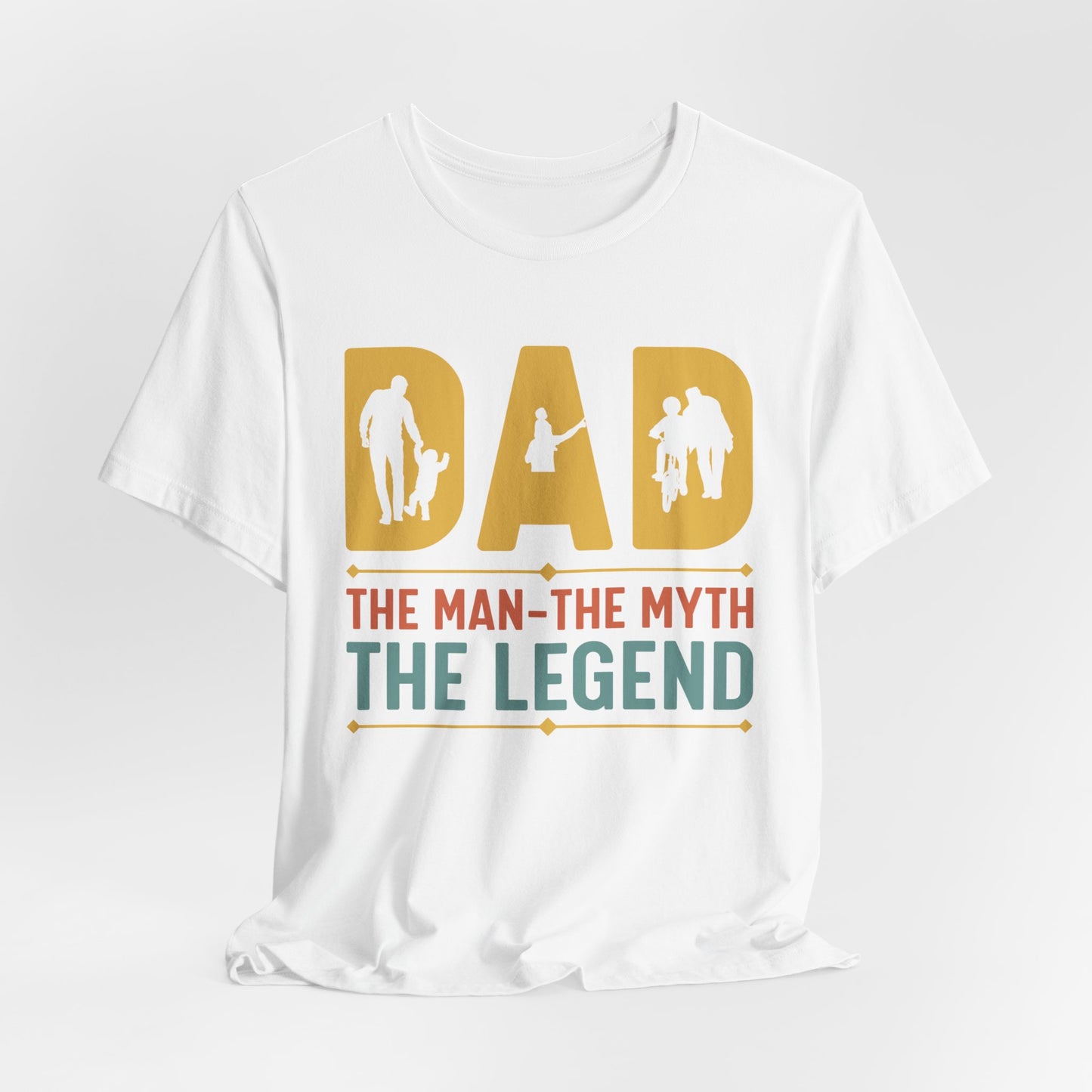 Dad, The Man, The Myth, The Legend - Unisex Jersey Short Sleeve Tee