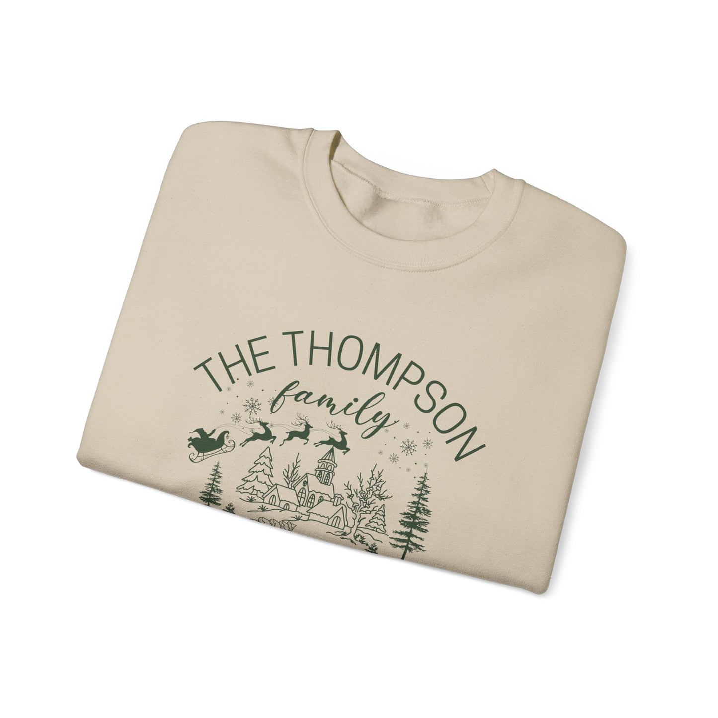 The Thompson Family, Customizable  - Unisex Heavy Blend™ Crewneck Sweatshirt