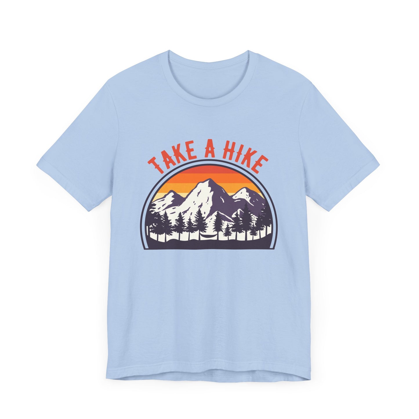 Camping: Take A Hike - Unisex Jersey Short Sleeve Tee