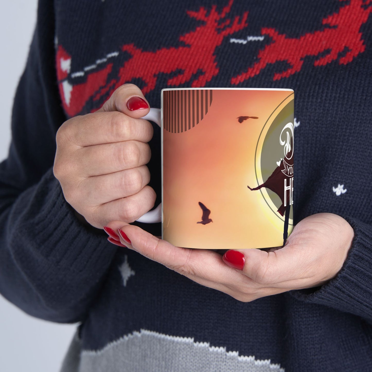 Dad, You're My Hero, Ceramic Mug, (11oz, 15oz) - 14035