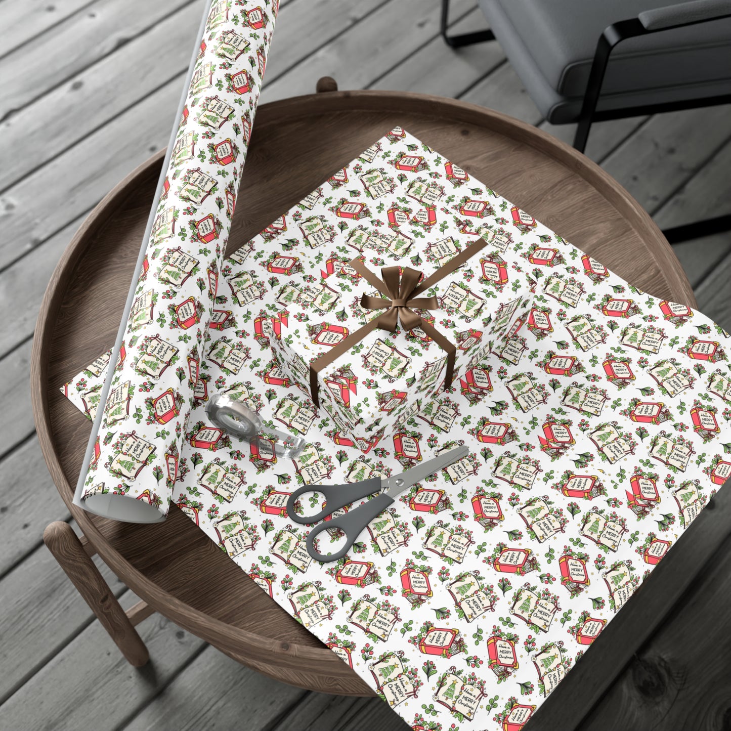 Have A Merry Christmas Books - Gift Wrap Papers - 10287