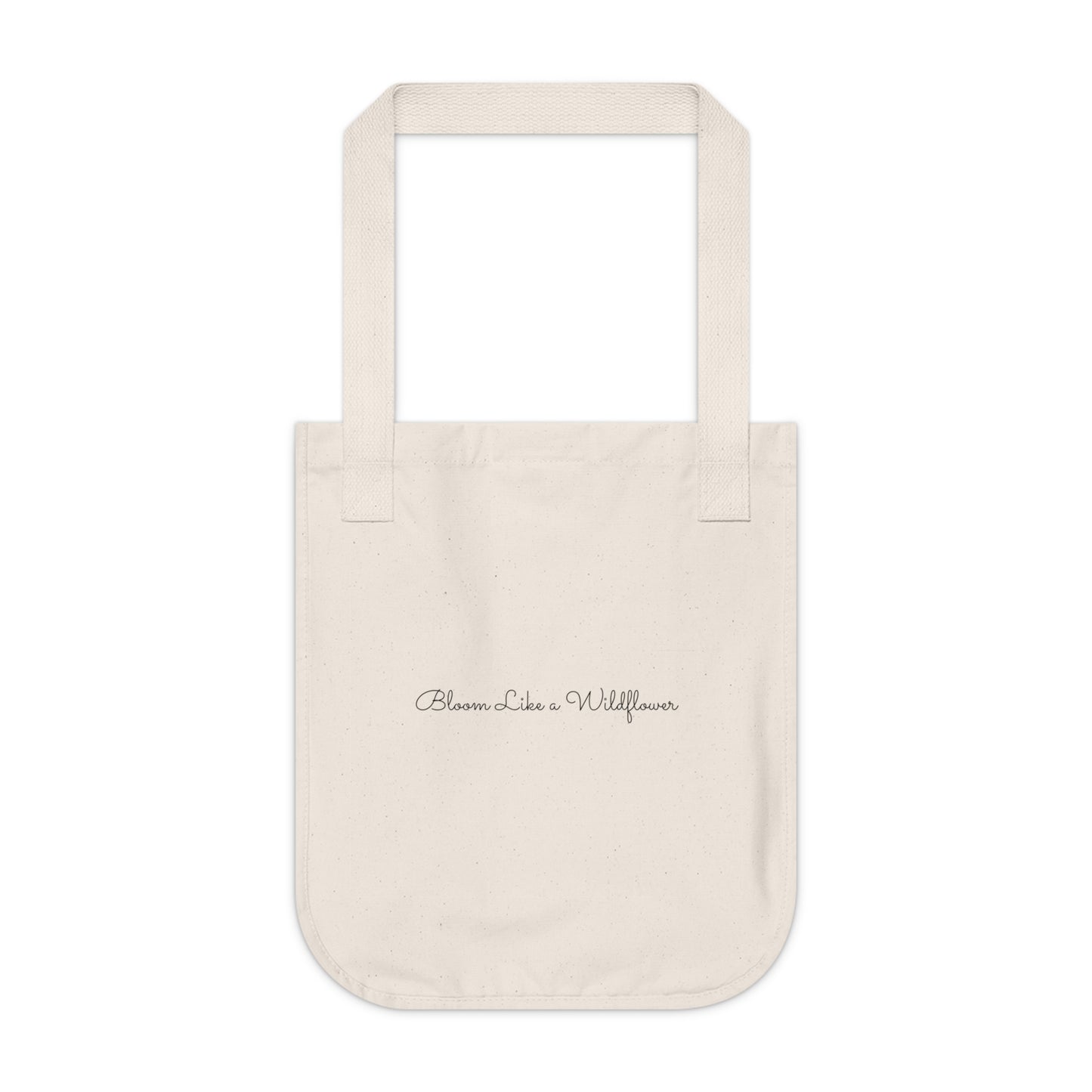 Wildflowers - Customized Organic Canvas Tote Bag