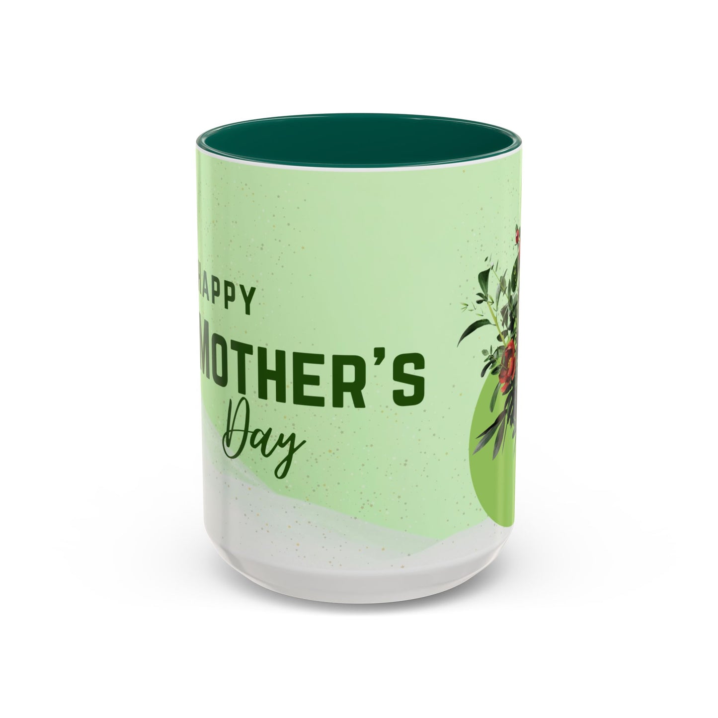 Happy Mother's Day Floral Mug - Colorful 11oz & 15oz Coffee Cup - 11871