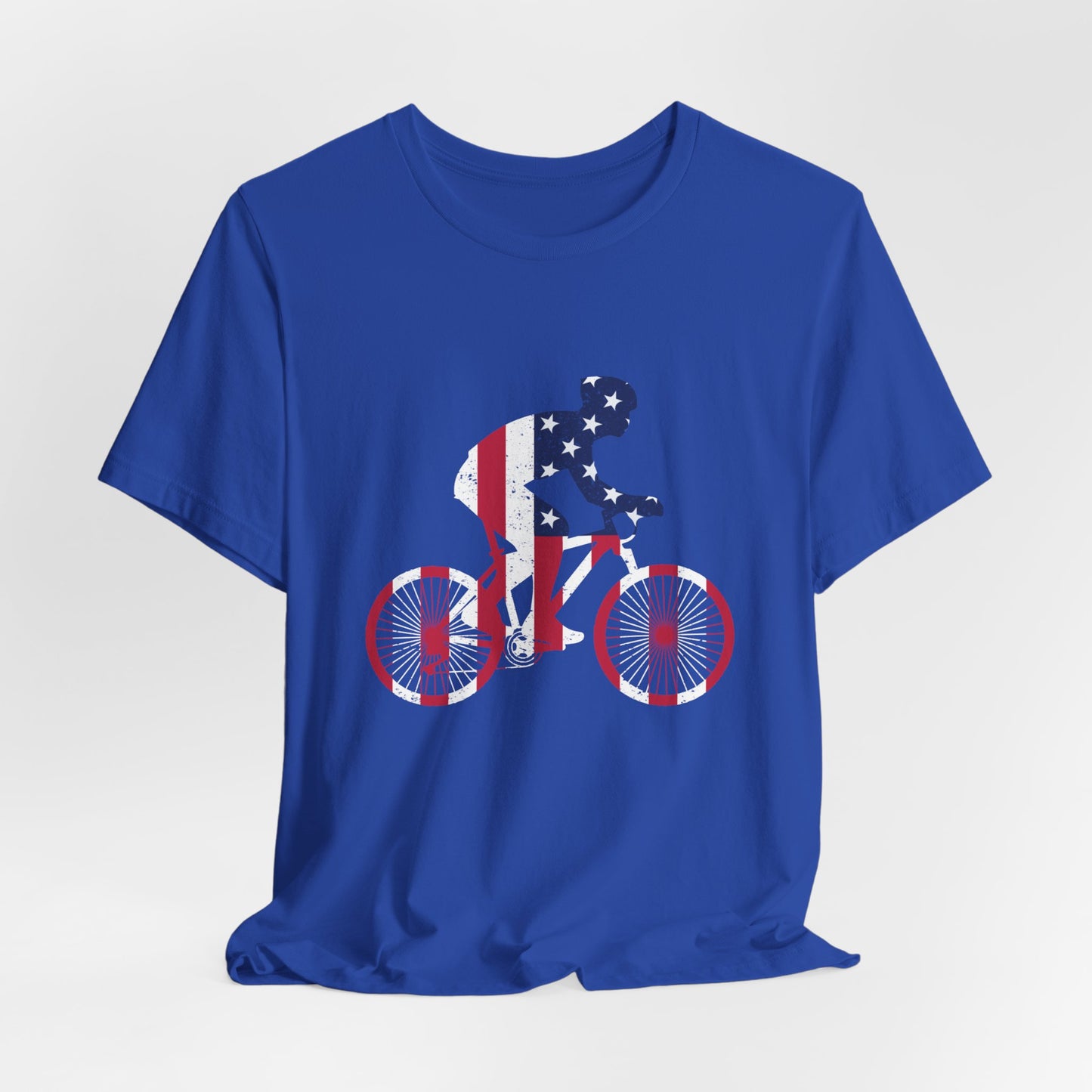 Bicycle: Patriotic Pedals - Unisex Jersey Short Sleeve Tee