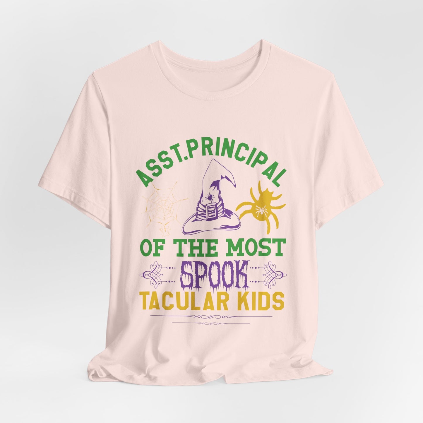 Asst. Principal of the Most Spook-Tacular Kids - Unisex Jersey Short Sleeve Tee