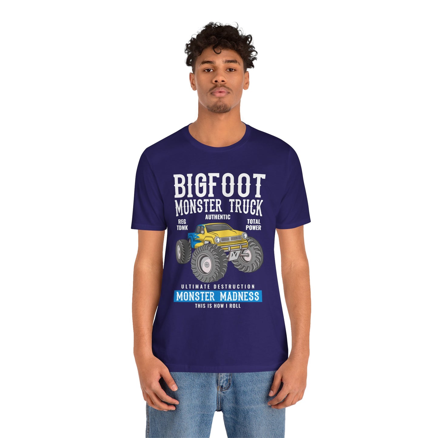 Bigfoot Monster Truck - Unisex Jersey Short Sleeve Tee - 12955