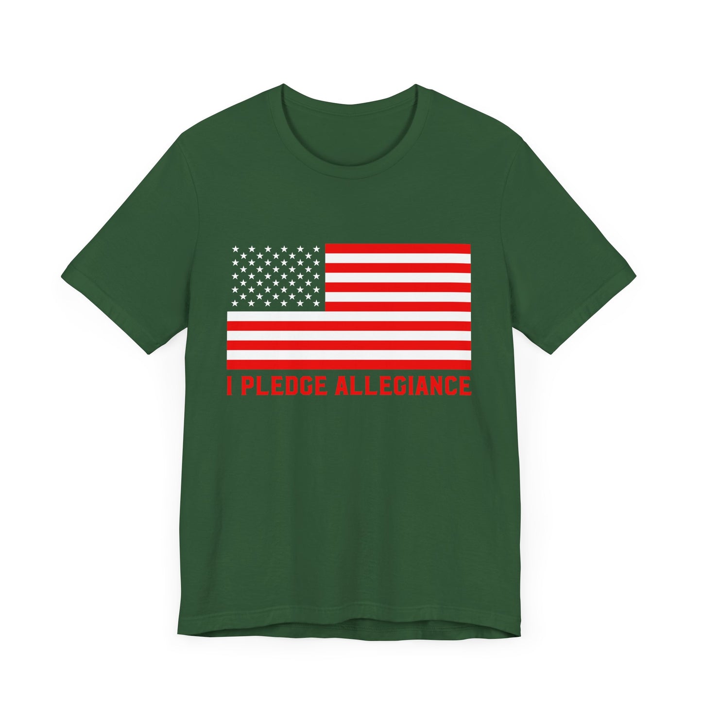 Patriotic Pledge Tee, Unisex T-Shirt for Celebrating Freedom, Independence Day Shirt Gift for Patriots - 13697