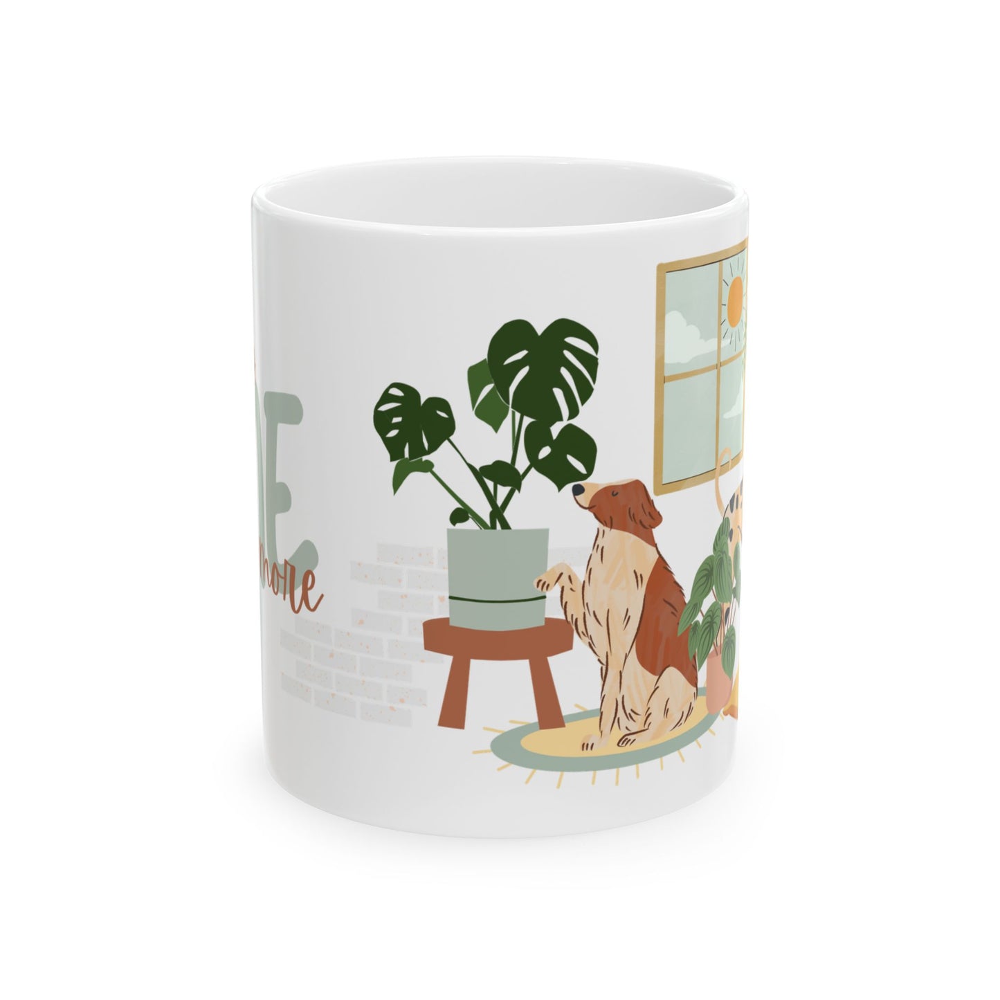 Always Room for One More Dog-Themed Ceramic Mug - Perfect for Pet Lovers, Home Decor, Gift for Dog Owners, Coffee Lover's Collection - 14163