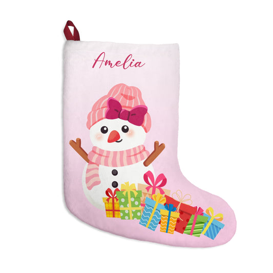 Amelia, Baby Girl, Customizable - Christmas Stockings - 10104