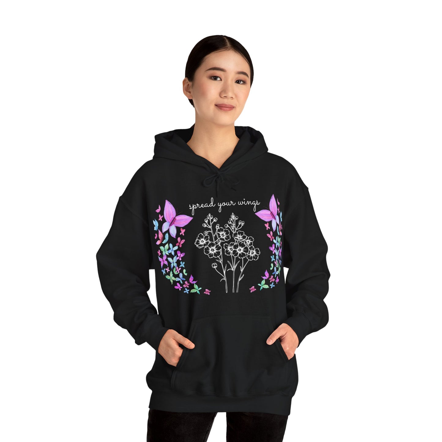 Butterfly Unisex Heavy Blend™ Hooded Sweatshirt - 12319