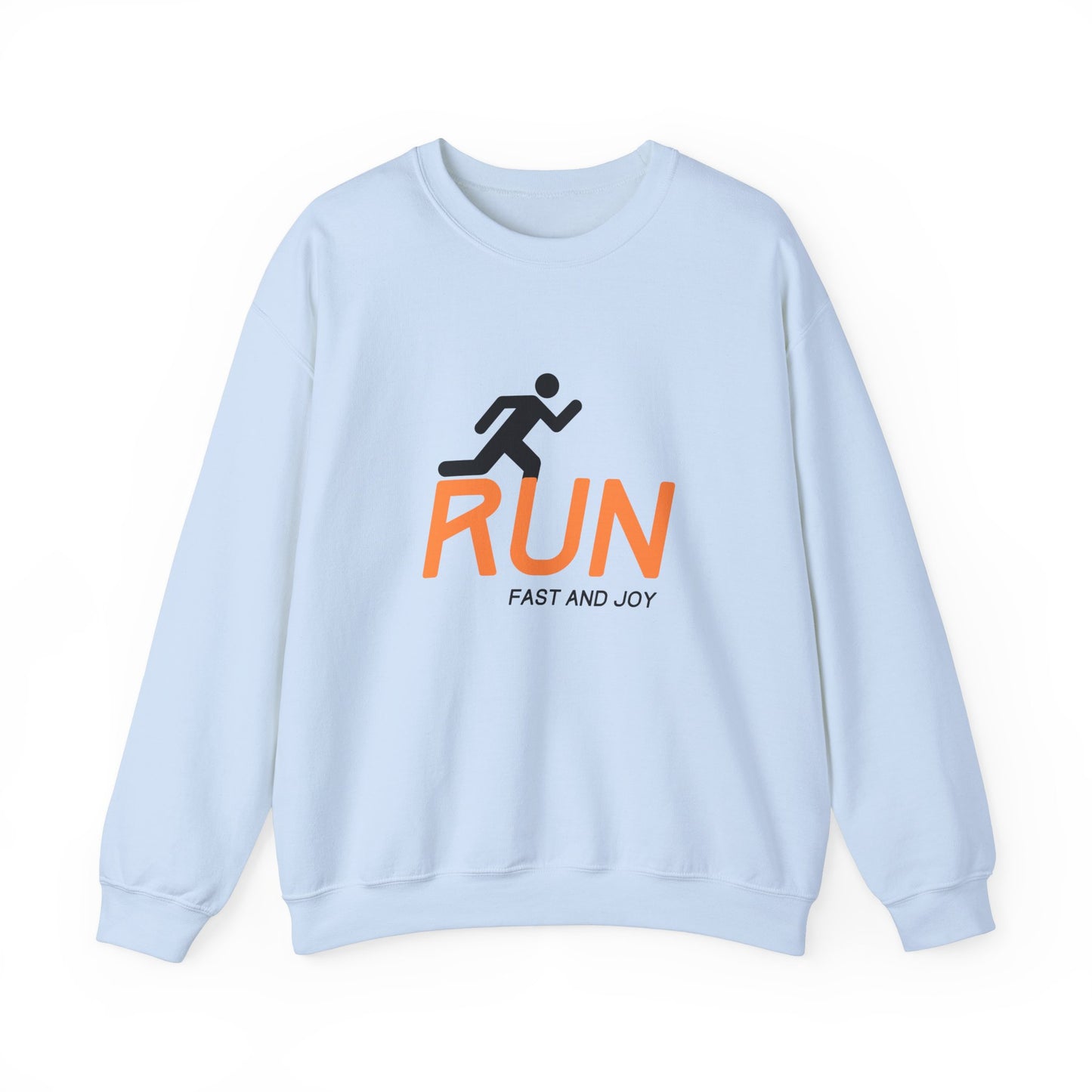 Run Fast & Joy - Unisex Heavy Blend™ Crewneck Sweatshirt