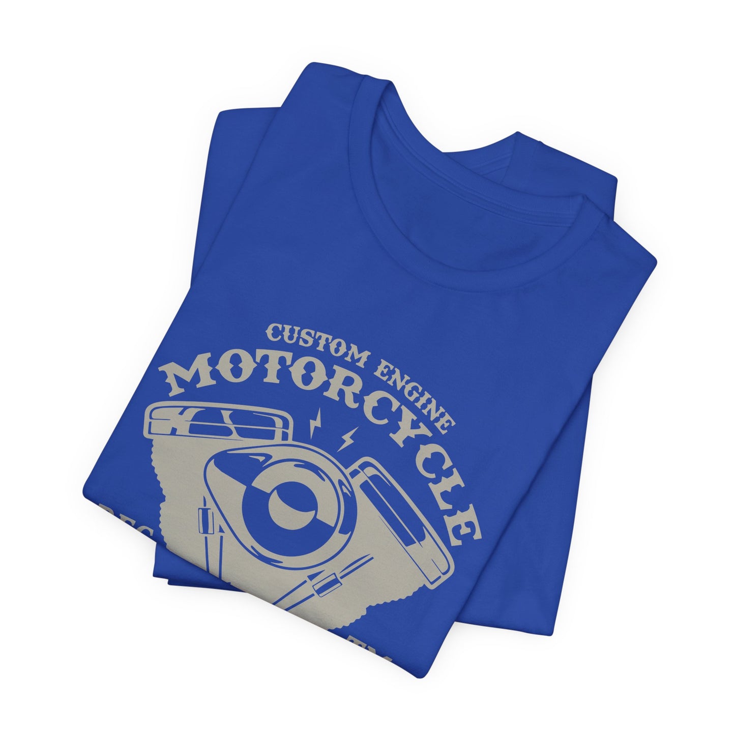 Custom Engine Motorcycle - Unisex Jersey Short Sleeve Tee - 13298