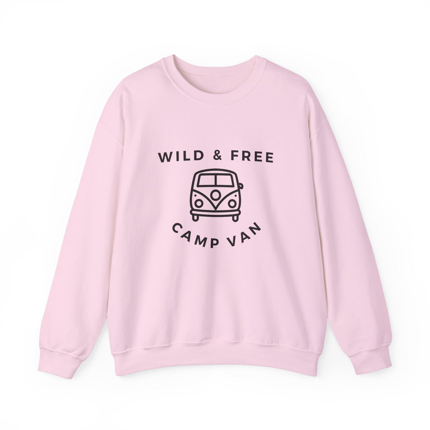 Wild & Free, Camp Van - Unisex Heavy Blend™ Crewneck Sweatshirt - 10741