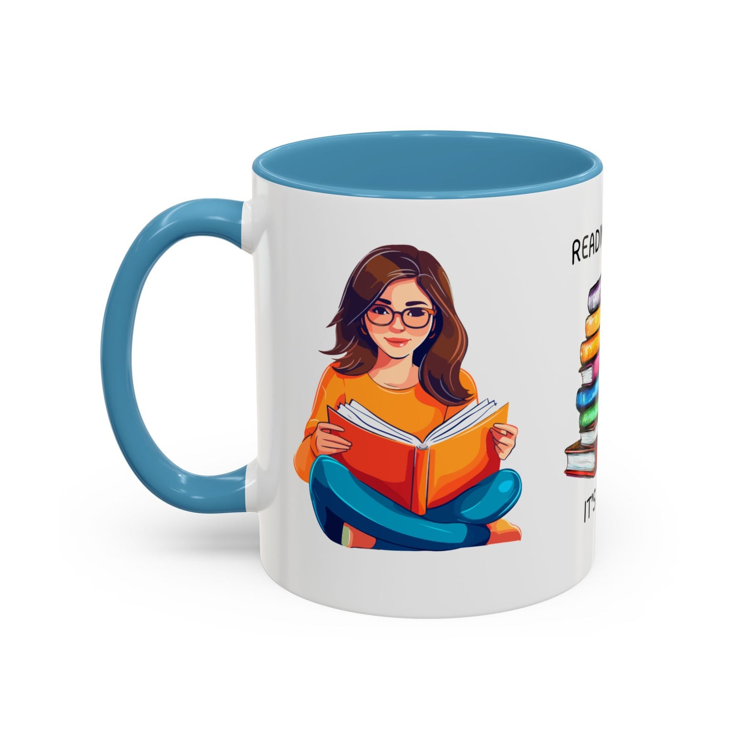 Reading Books, It's My Job - Accent Coffee Mug (11, 15oz) - 10690