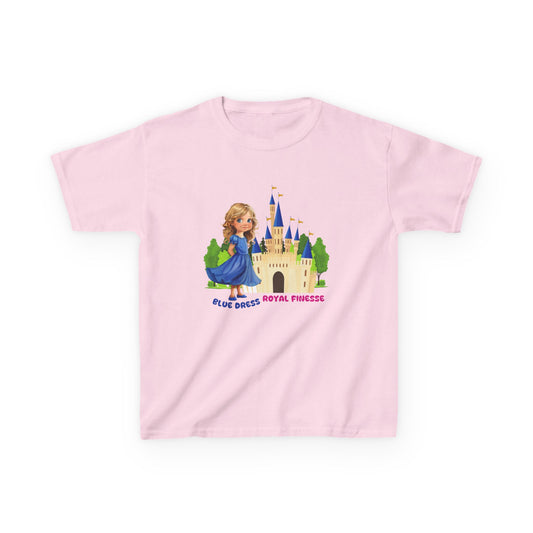 Blue Dress Princess, Royal Finesse - Kids Heavy Cotton™ Tee - 11637