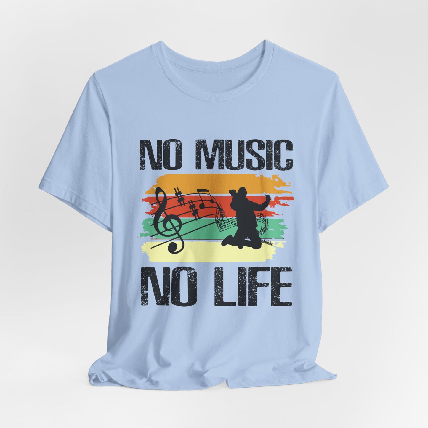 No Music No Life - Unisex Jersey Short Sleeve Tee