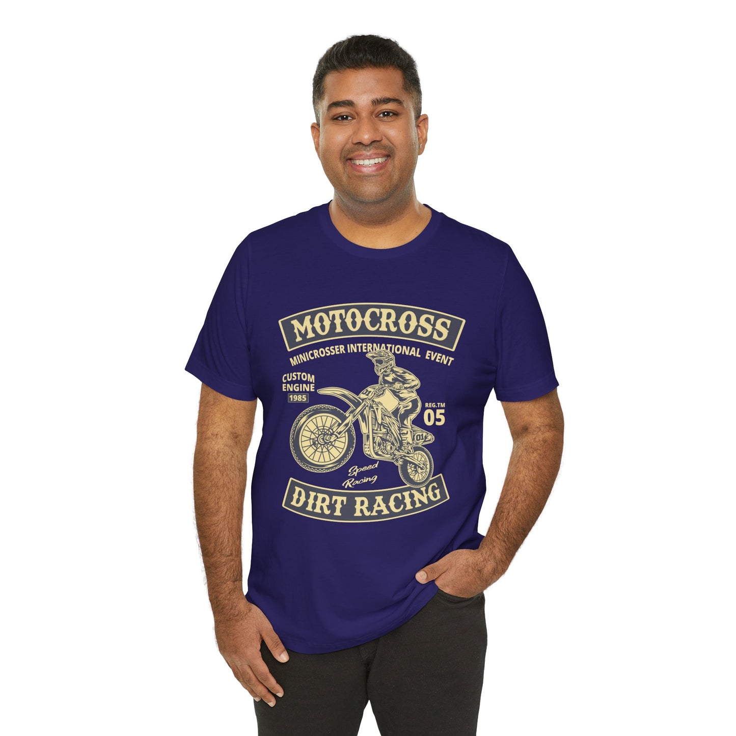 Motocross, Dirt Racing - Unisex Jersey Short Sleeve Tee - 13147