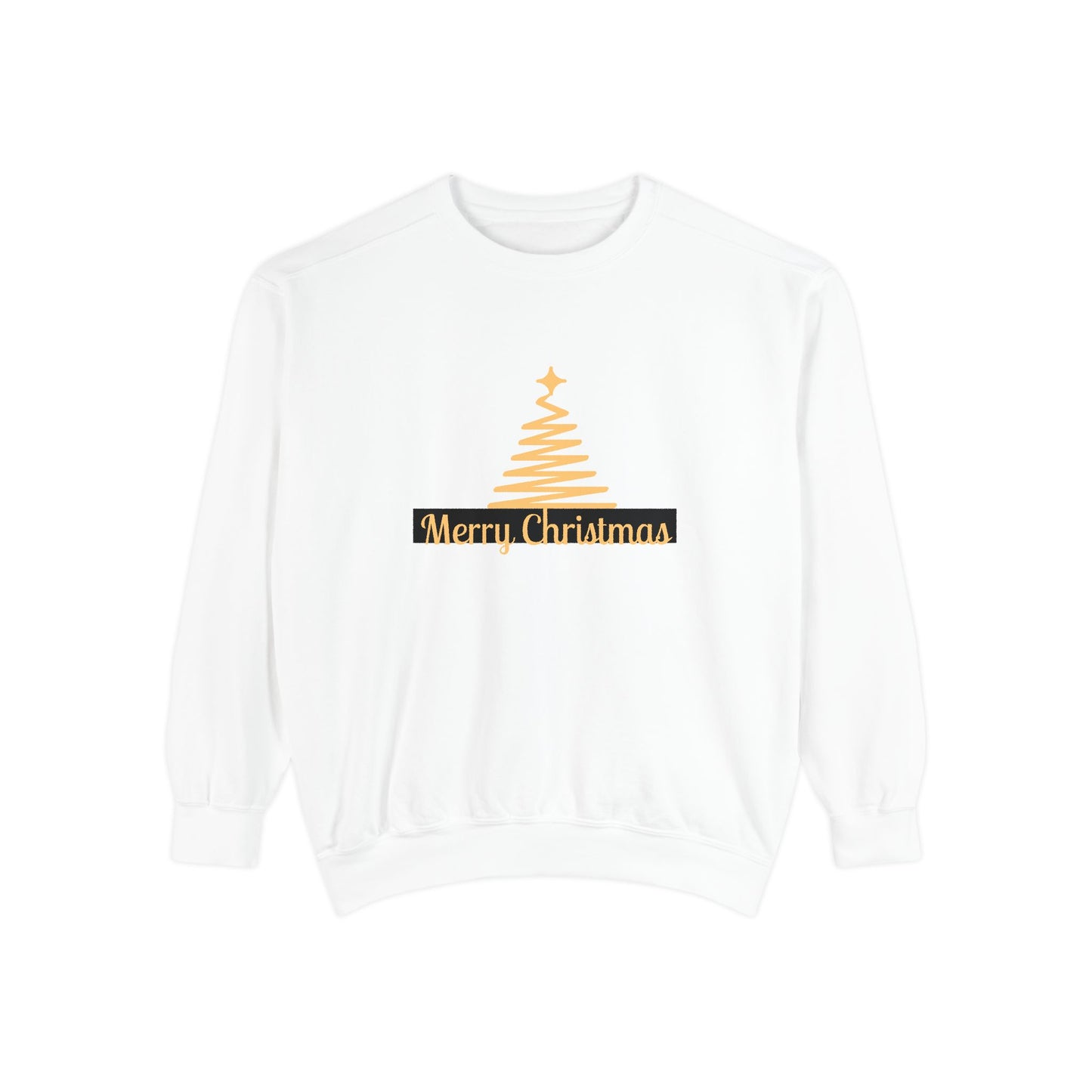 Merry Christmas - Unisex Garment-Dyed Sweatshirt - 10474