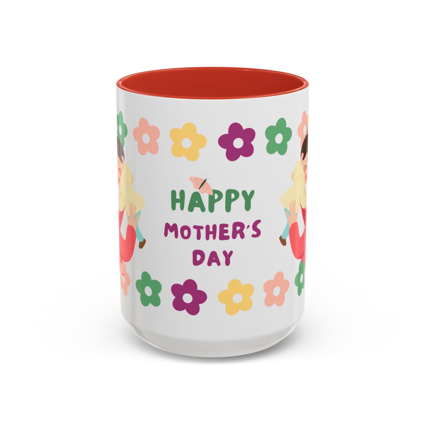 Happy Mother's Day Floral Accent Coffee Mug - 11/15oz - 12491
