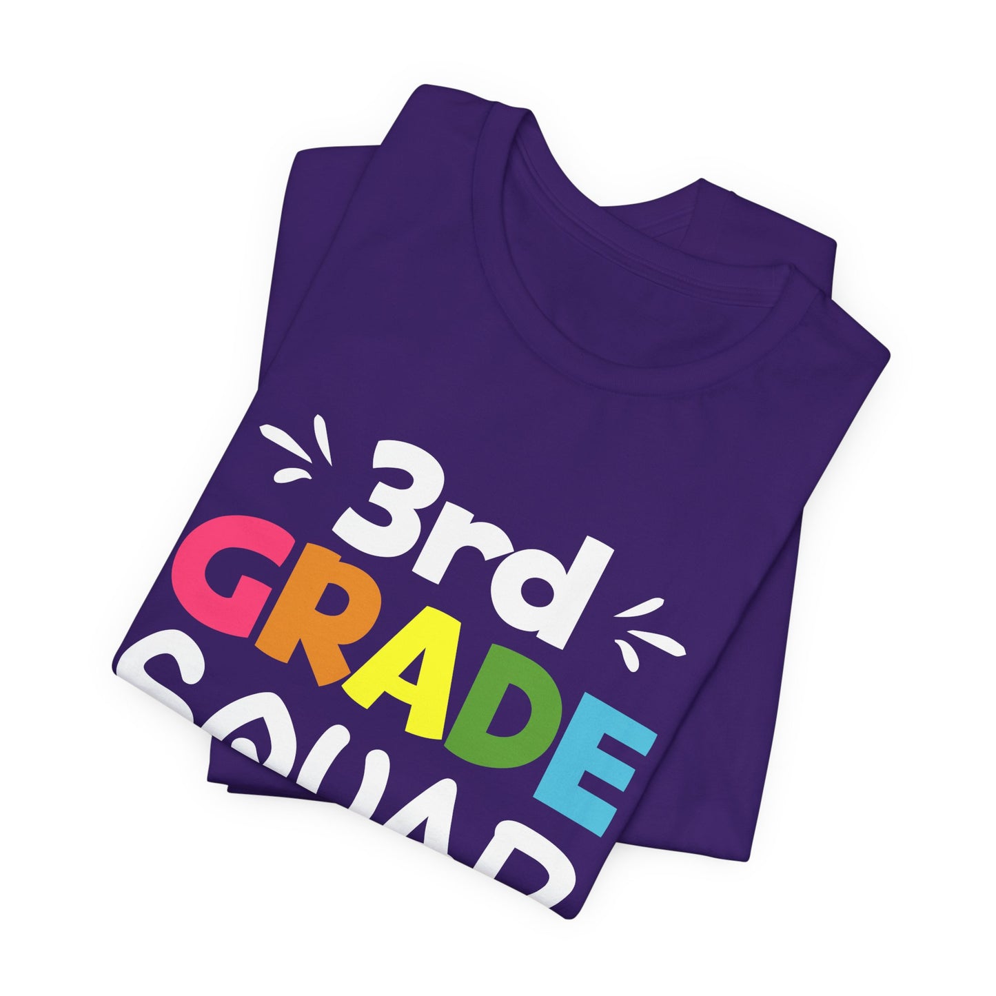 Teacher: 3rd Grade Squad - Unisex Jersey Short Sleeve Tee - 13441