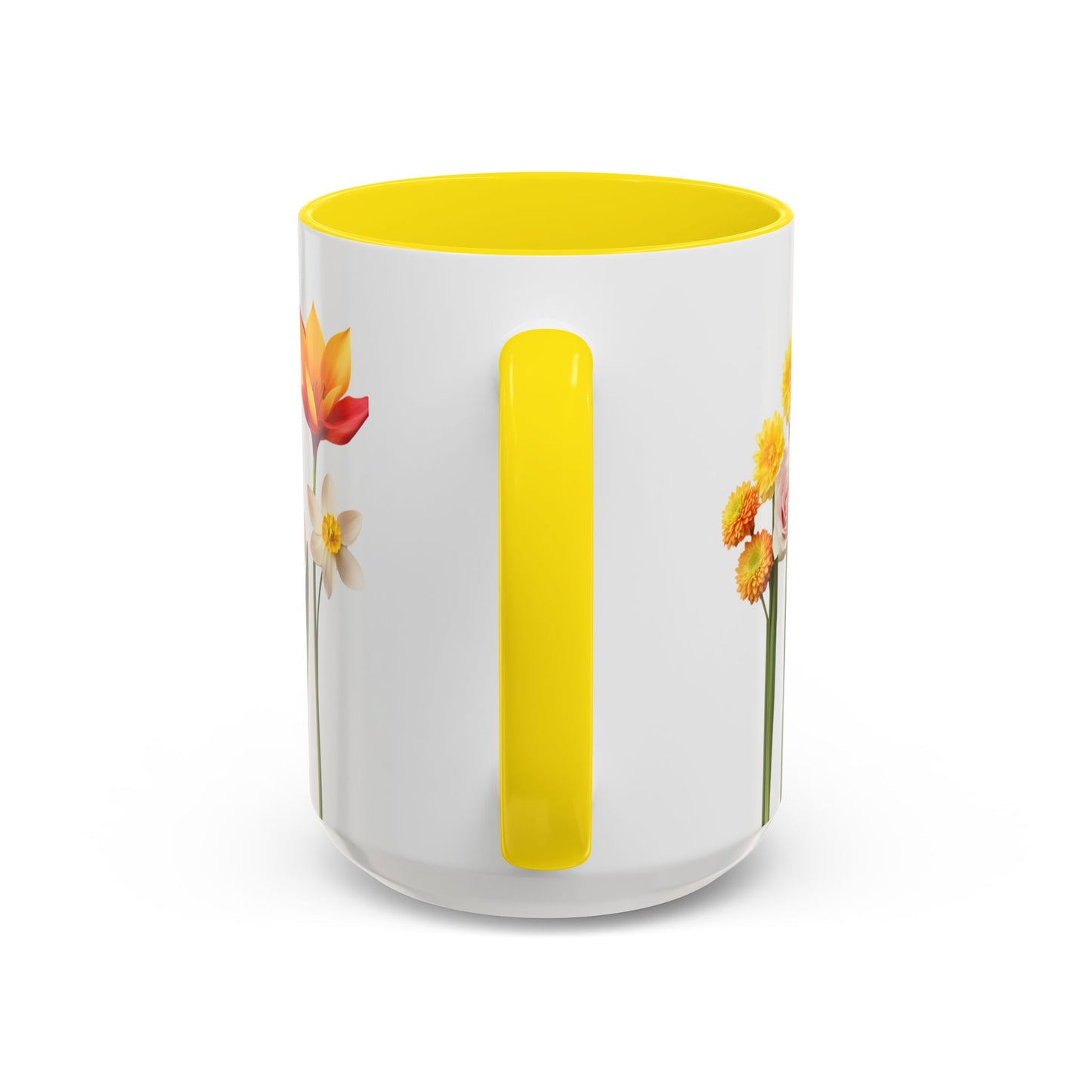 Bright Flowers - Accent Coffee Mug (11, 15oz) - 10400