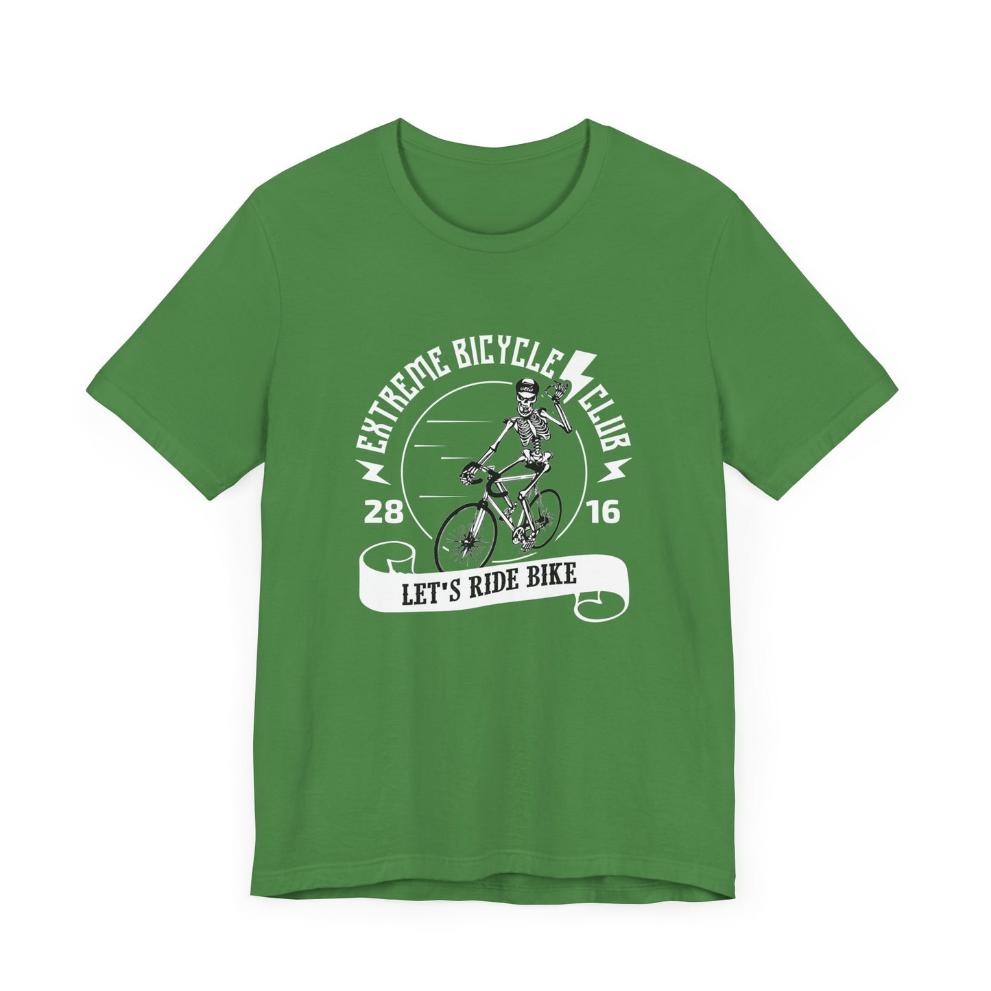 Extreme Bicycle Club, Let's Ride Bike - Unisex Jersey Short Sleeve Tee