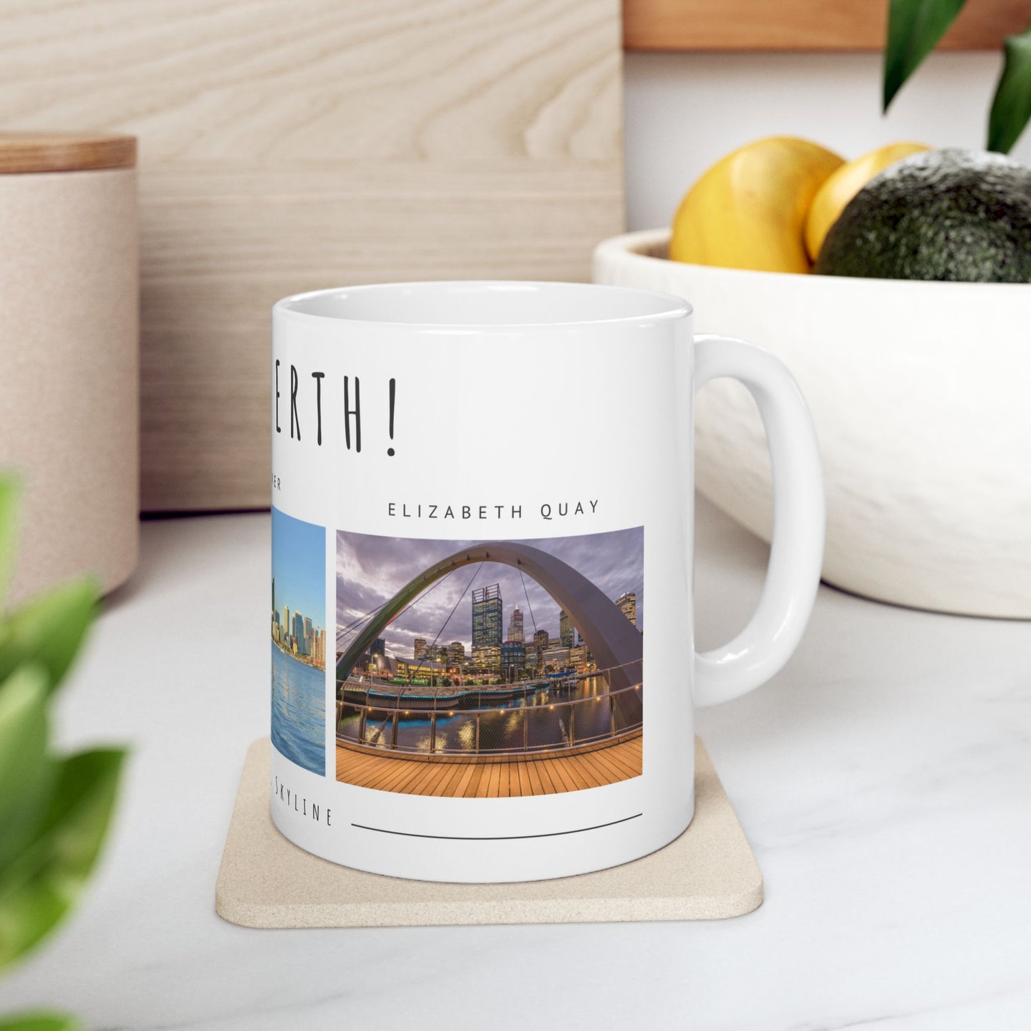 Hello Perth! Scenic Ceramic Mug - 11oz & 15oz - 12178