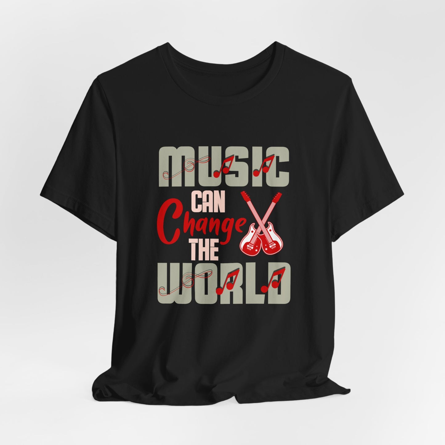 Music Can Change The World - Unisex Jersey Short Sleeve Tee