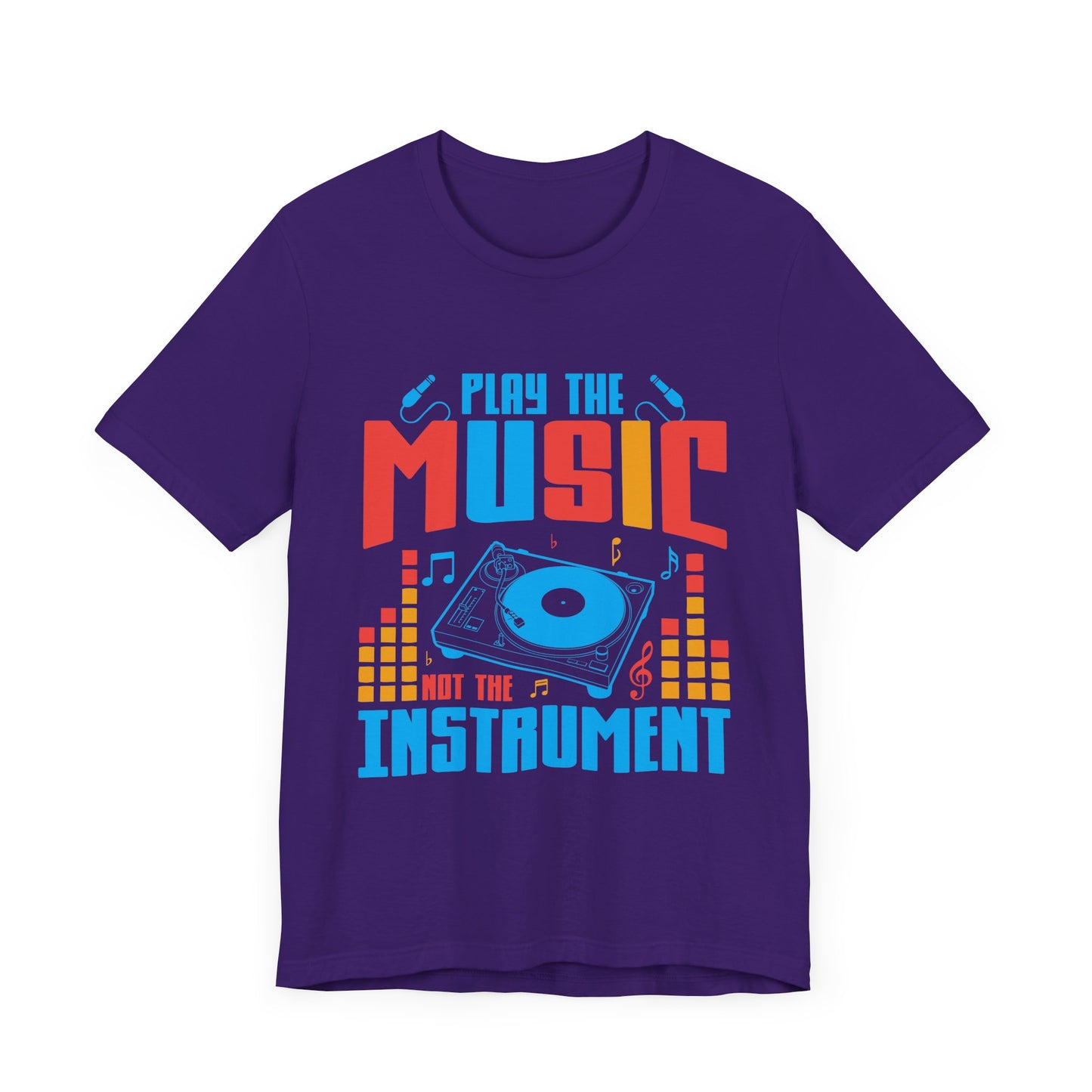 Play The Music Instrument - Unisex Jersey Short Sleeve Tee - 11934