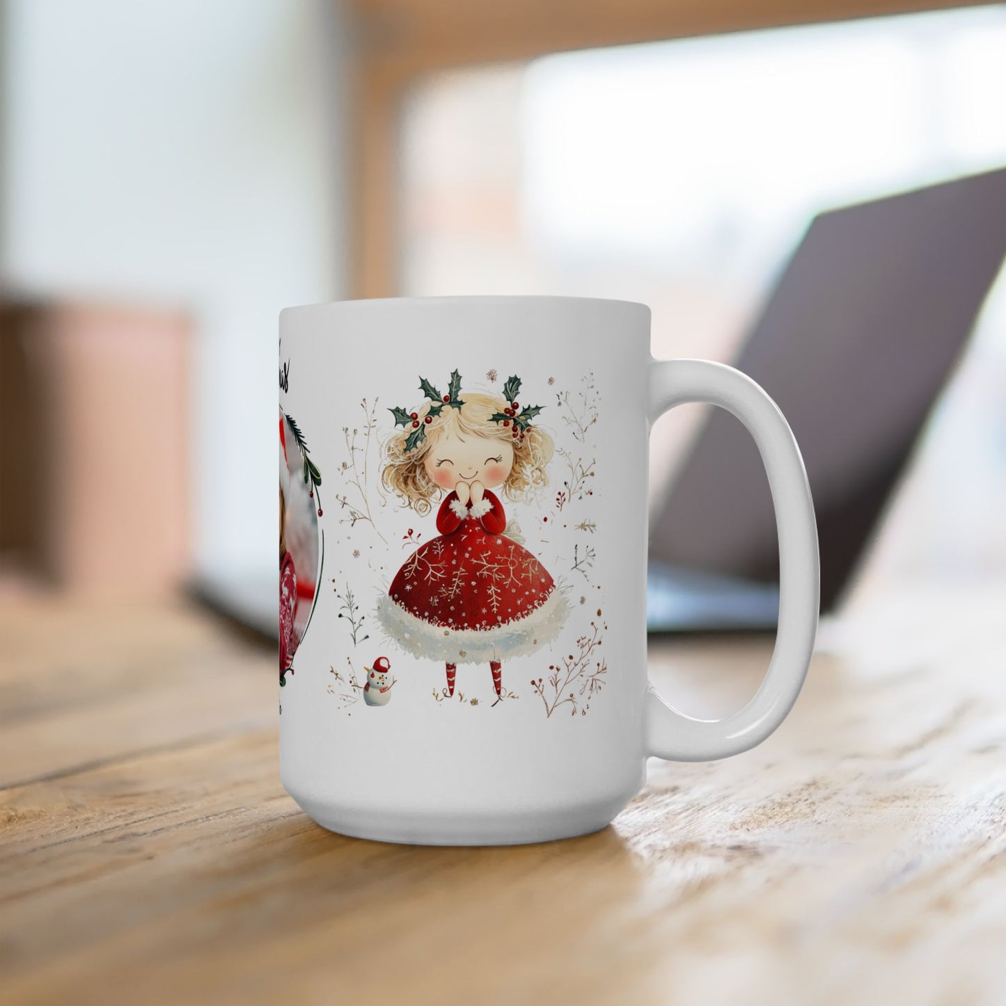 Sophia, Merry Christmas, For Girls, Customizable - Ceramic Mug, (11oz, 15oz) - 10148