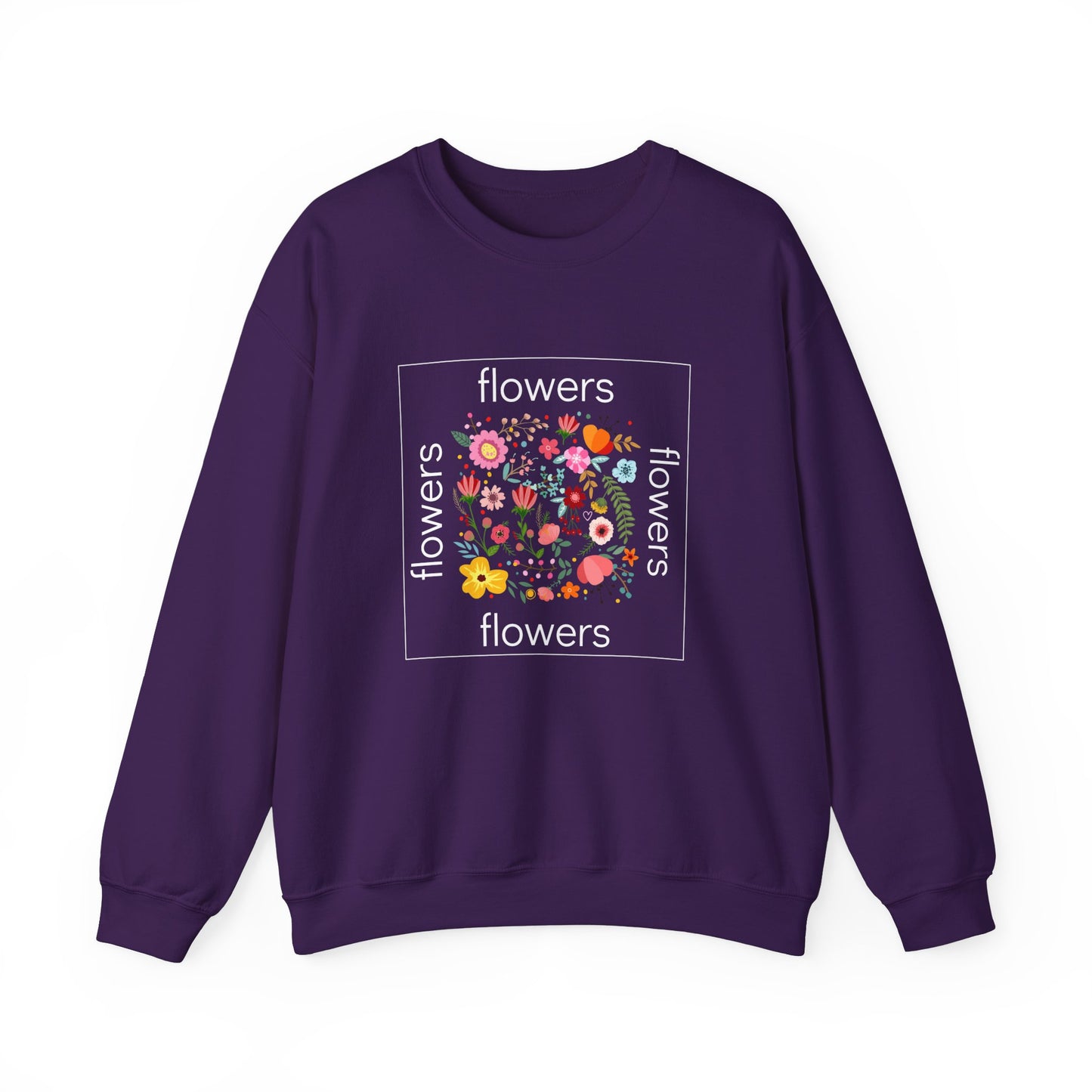 Flowers - Unisex Heavy Blend™ Crewneck Sweatshirt - 11685
