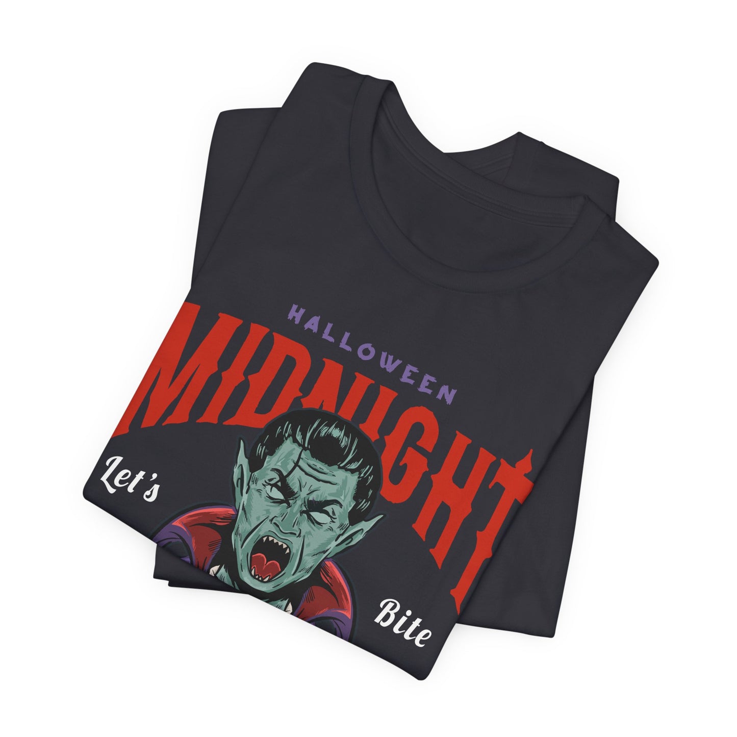 Halloween Midnight, Let's Bite Vampire - Unisex Jersey Short Sleeve Tee - 12937