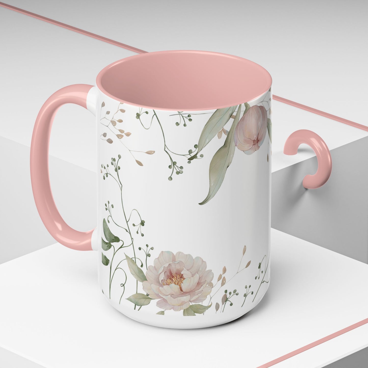 Love You, Mom - Accent Coffee Mug (11, 15oz) - 11039