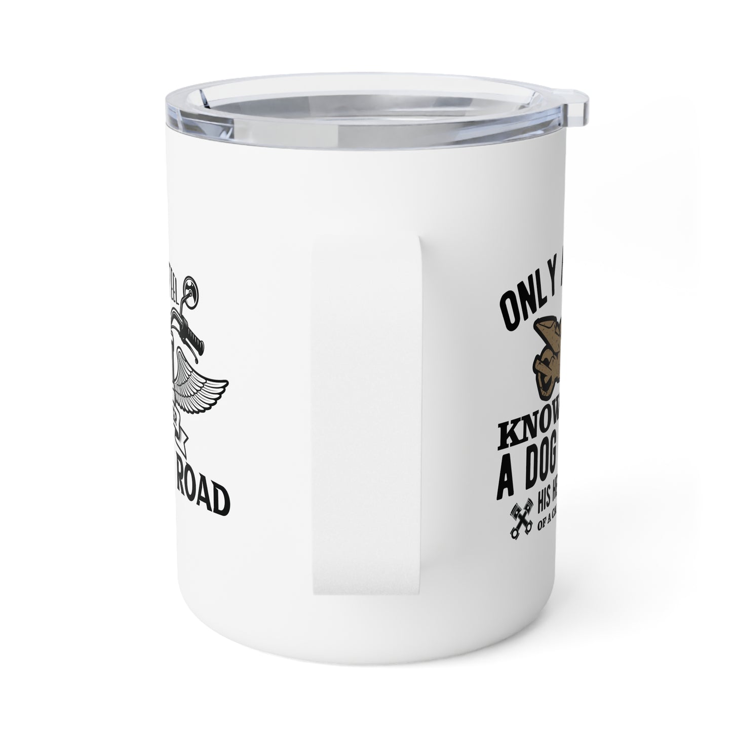 Forget Glass Slippers, This Princess Wears Motorcycle Boots - Insulated Coffee Mug, 10oz